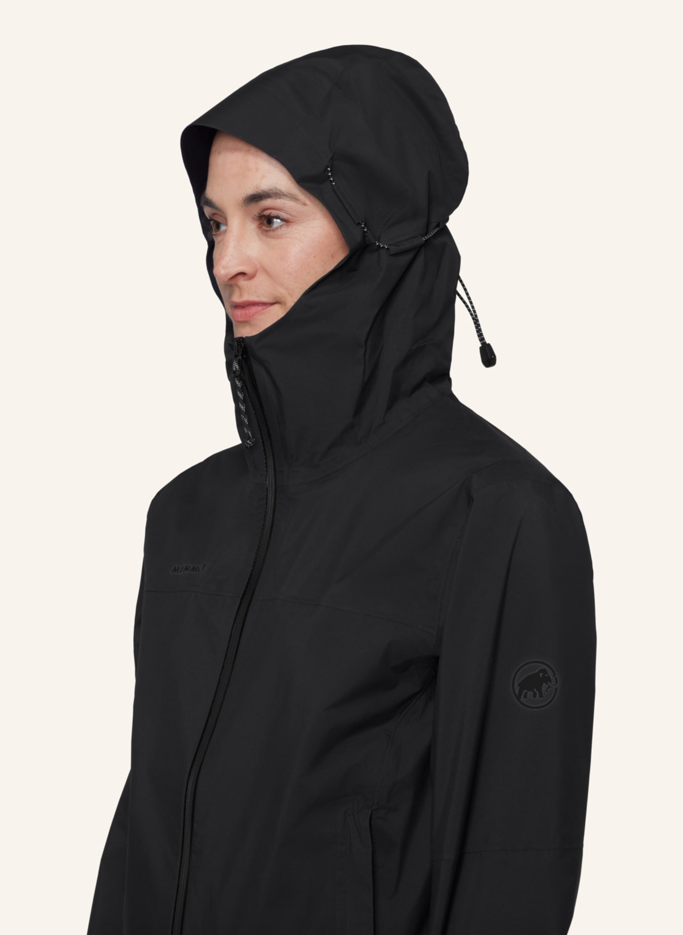 MAMMUT Ducan HS Hooded Jacket Women: SCHWARZ