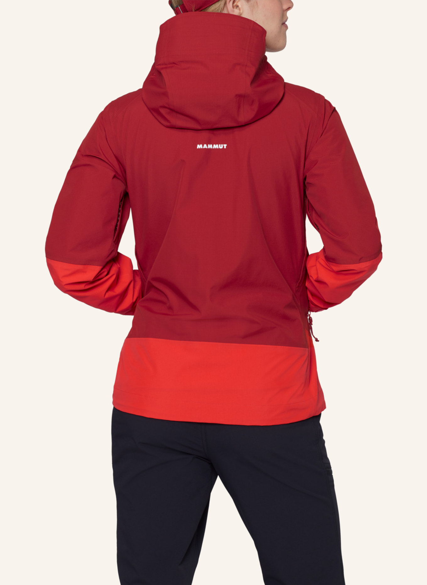 MAMMUT Hardshelljacke ALTO GUIDE HS mit Kapuze: ROT