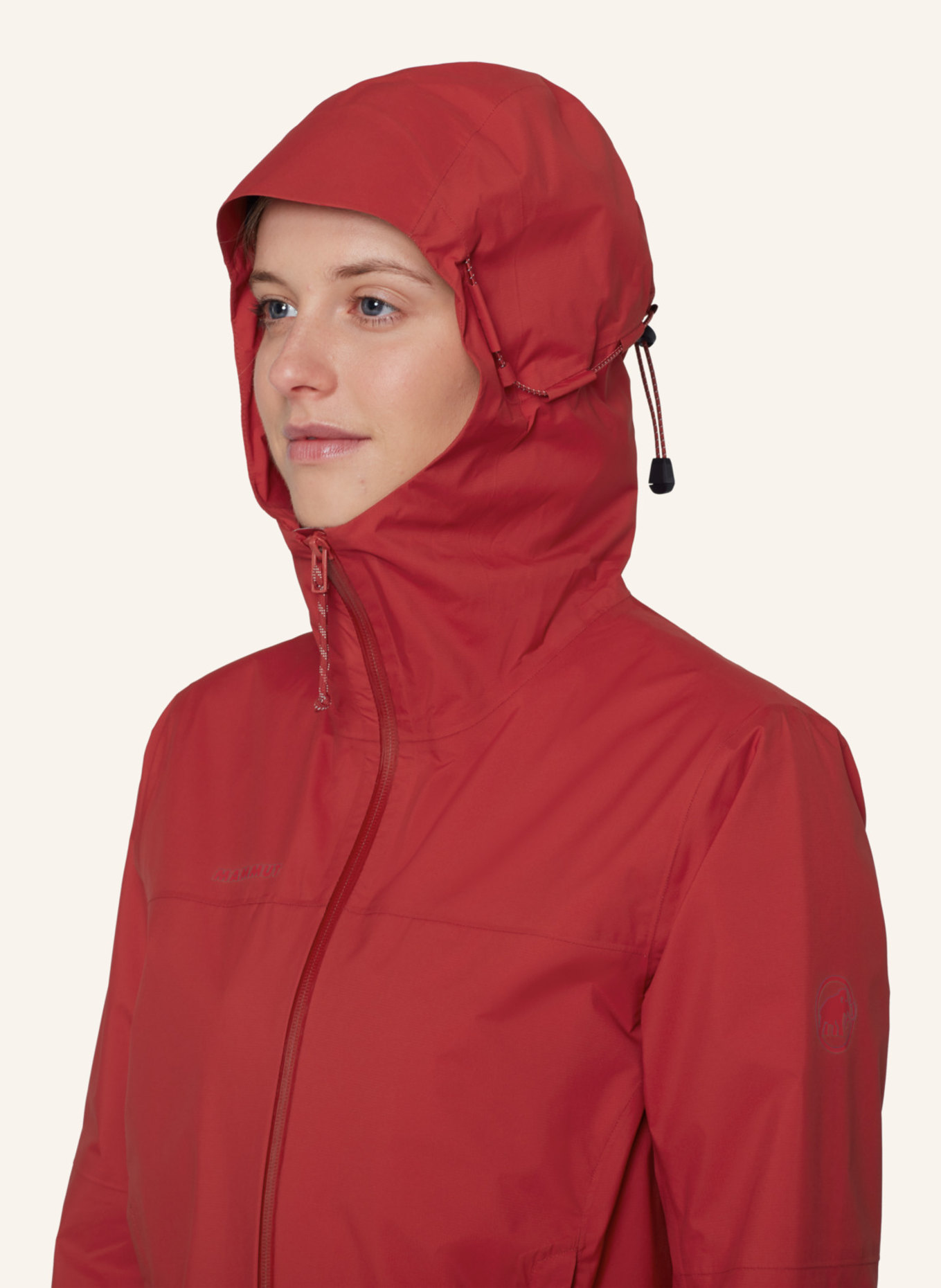 MAMMUT Ducan HS Hooded Jacket Women: ROT