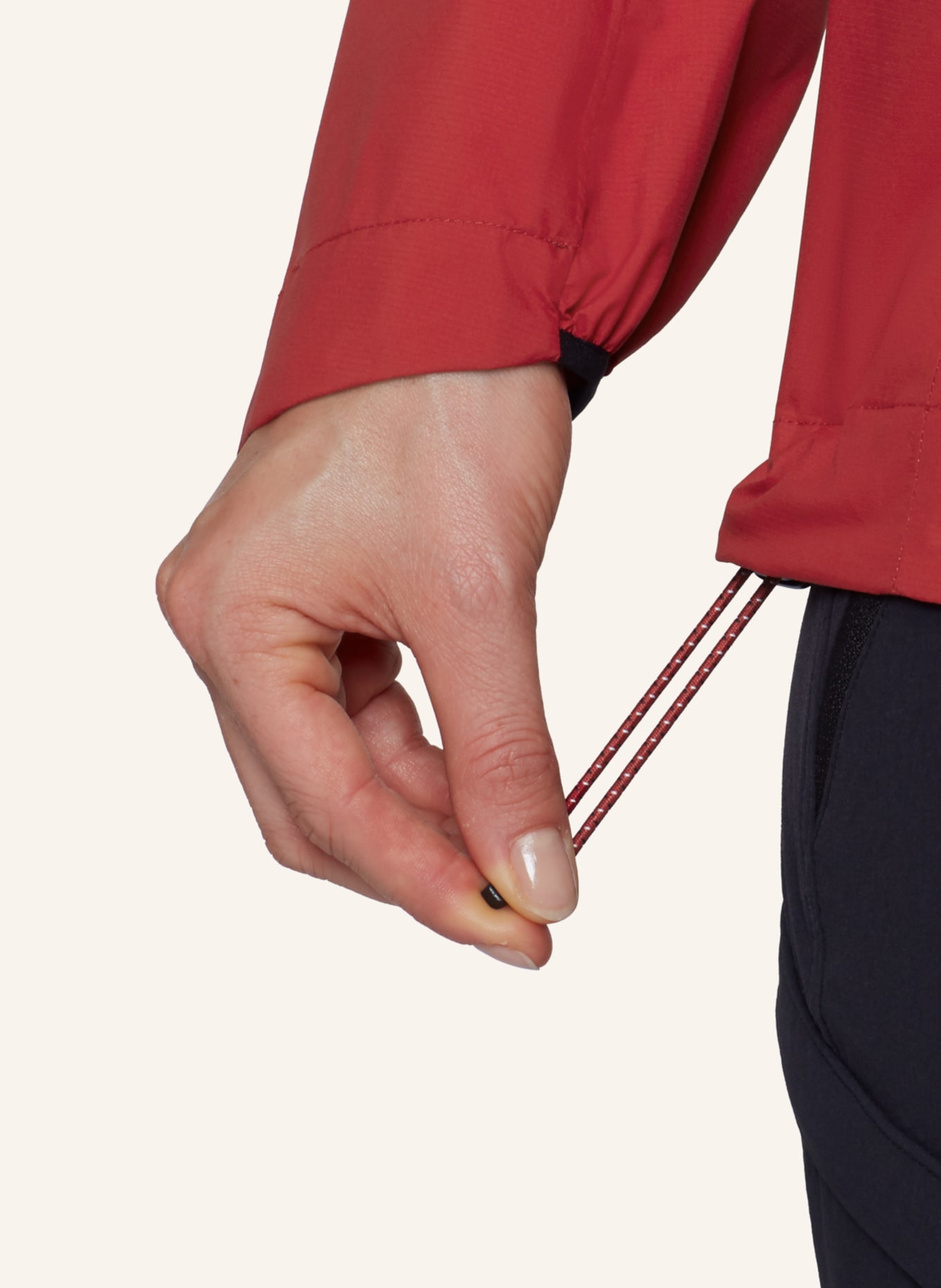 MAMMUT Ducan HS Hooded Jacket Women: ROT