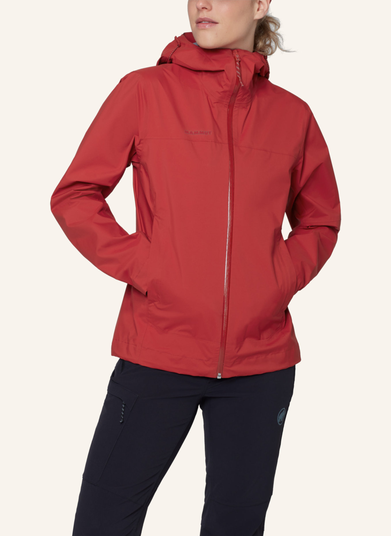 MAMMUT Ducan HS Hooded Jacket Women: ROT