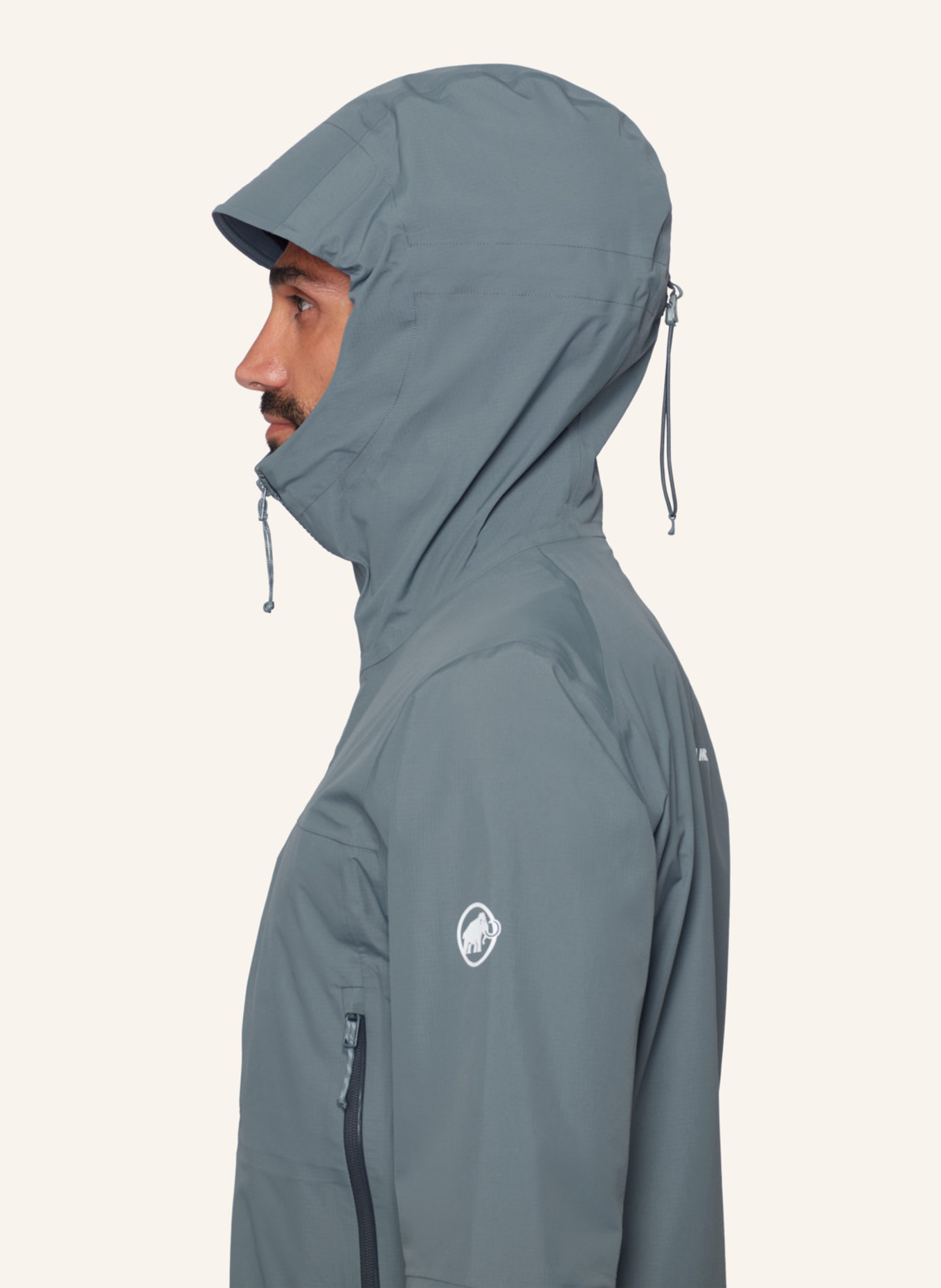 MAMMUT Alto Guide HS Hooded Jacket Men: GRAU