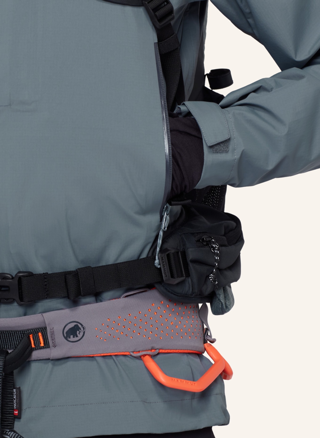 MAMMUT Alto Guide HS Hooded Jacket Men: GRAU