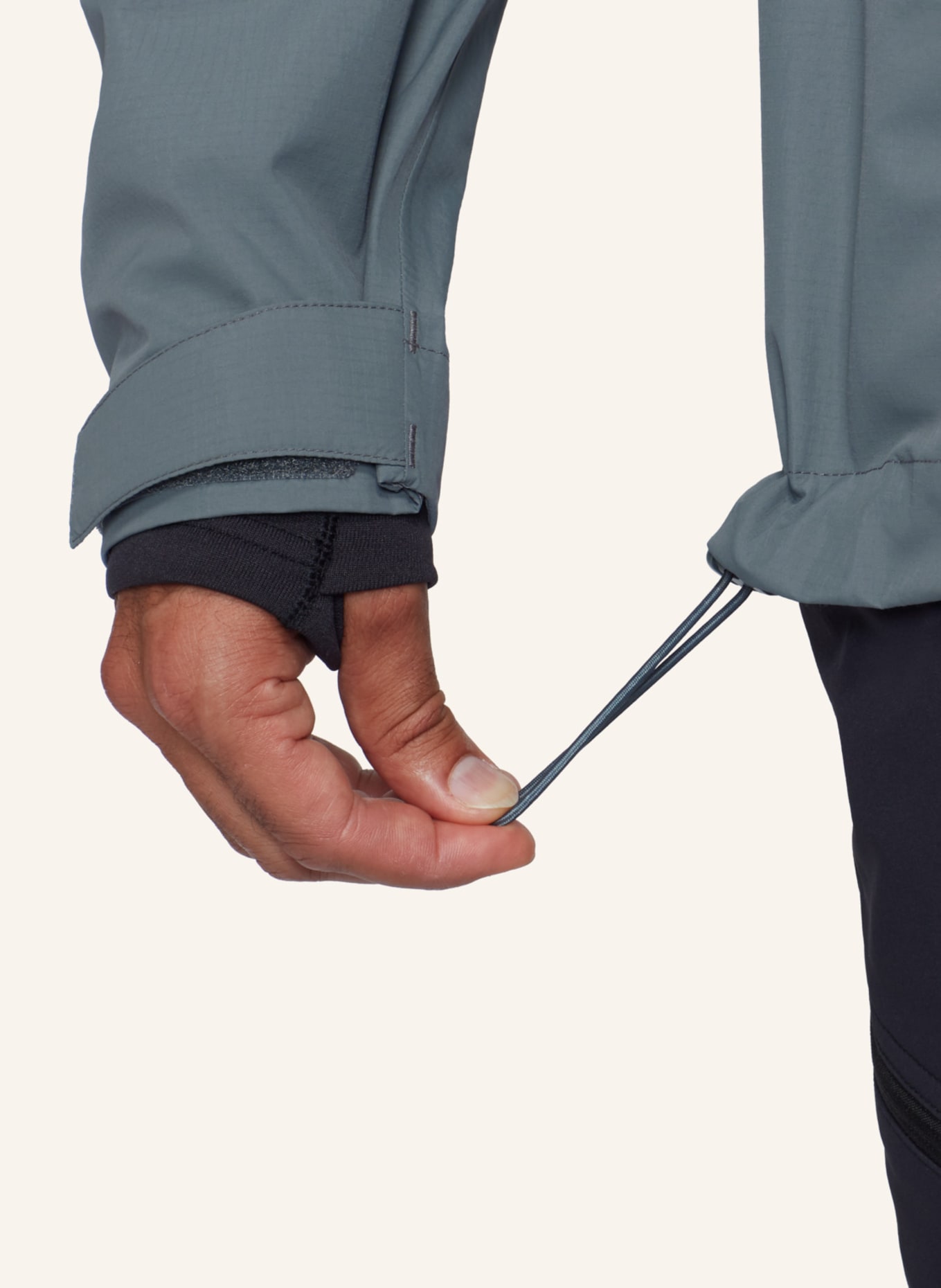 MAMMUT Alto Guide HS Hooded Jacket Men: GRAU