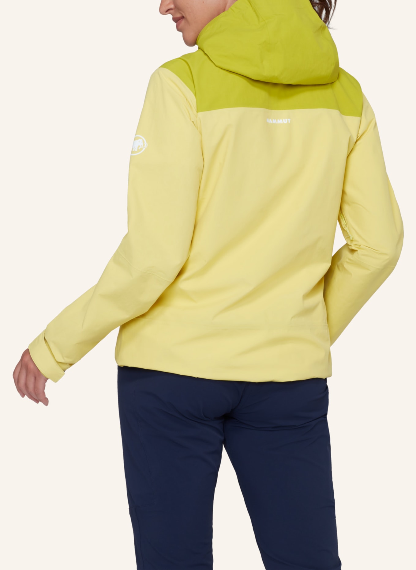 MAMMUT Crag HS Hooded Jacket Women: GELB