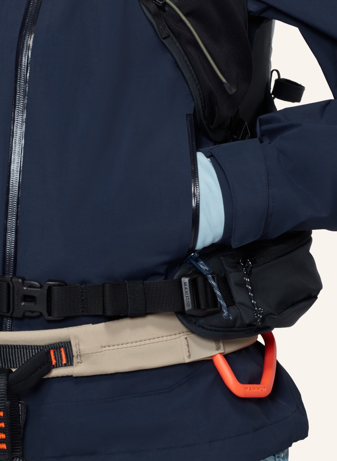 MAMMUT Crag HS Hooded Jacket Women: BLAU