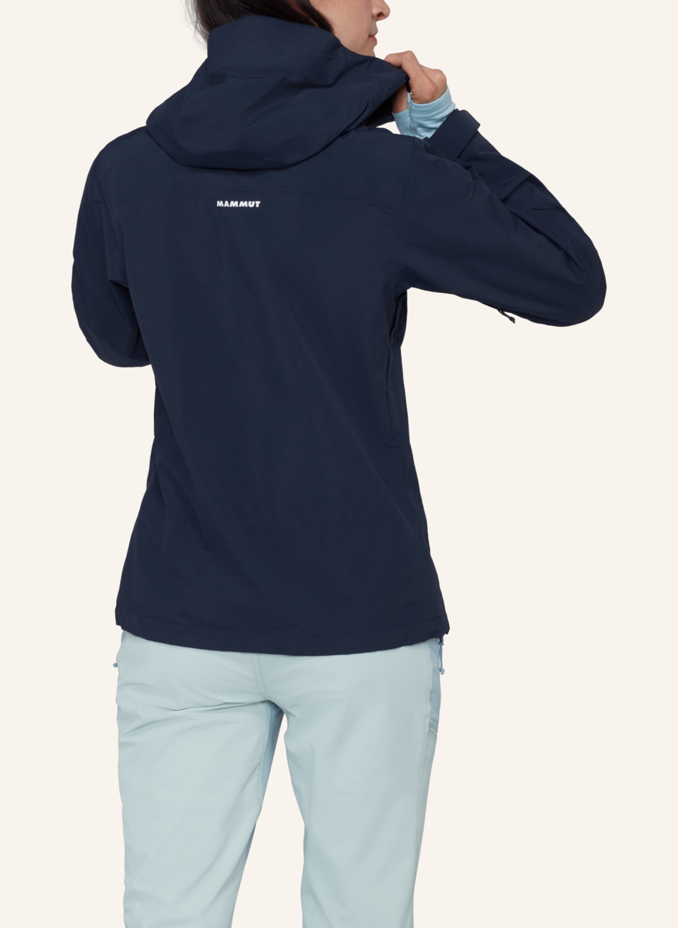 MAMMUT Crag HS Hooded Jacket Women: BLAU