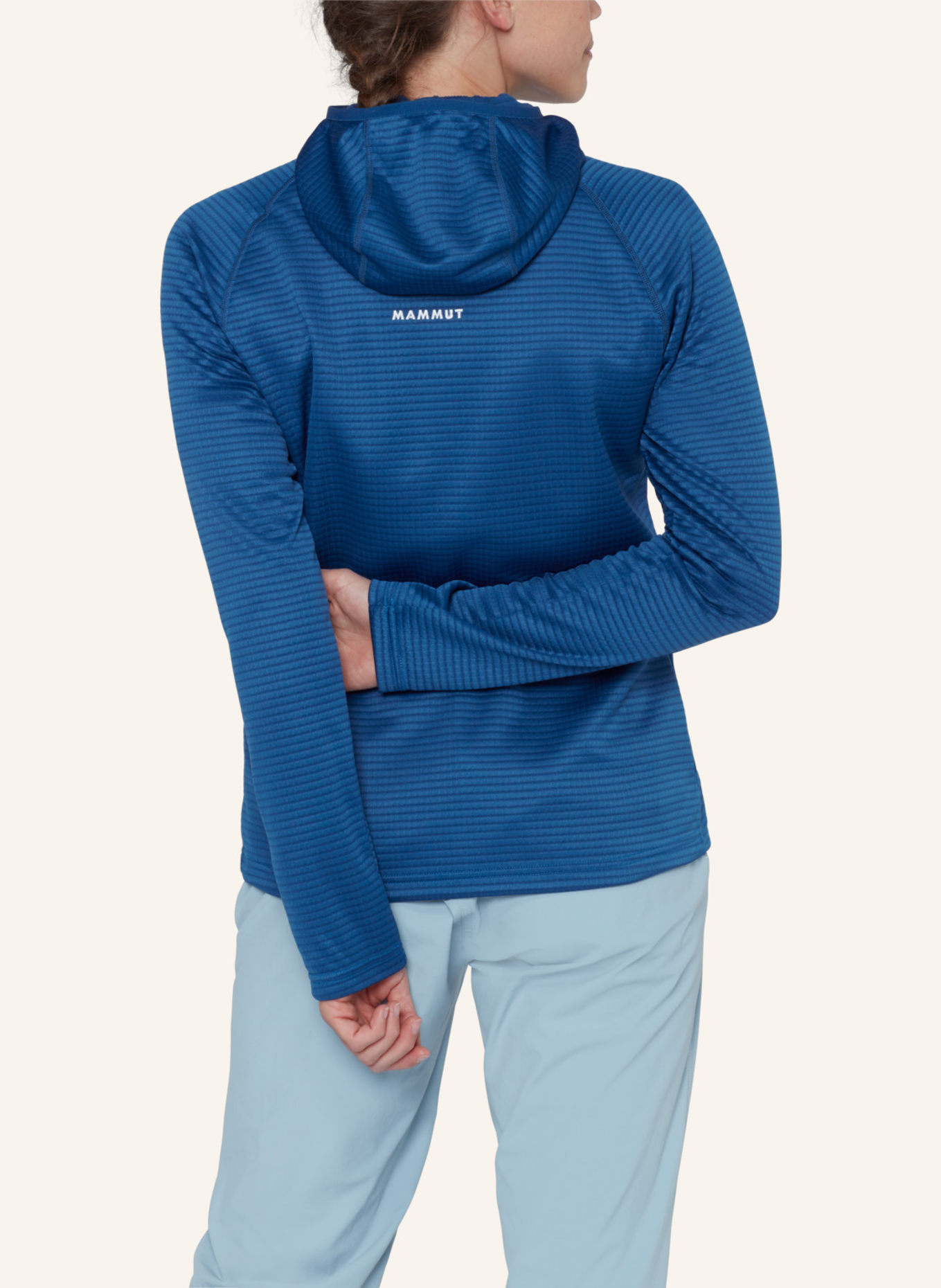 MAMMUT Crag ML Hooded Jacket Women: BLAU