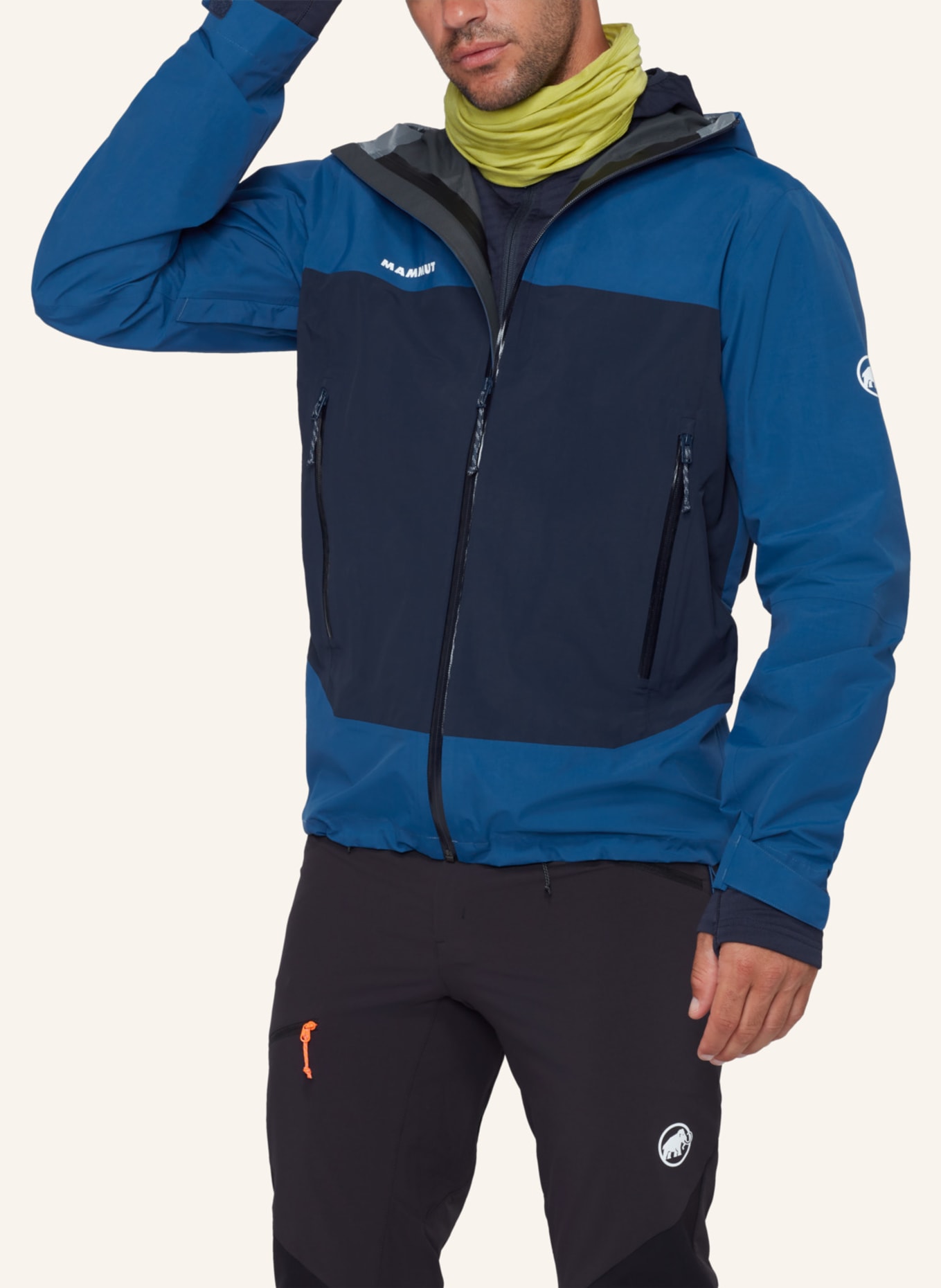 MAMMUT Funktionsjacke CRAG HS: BLAU