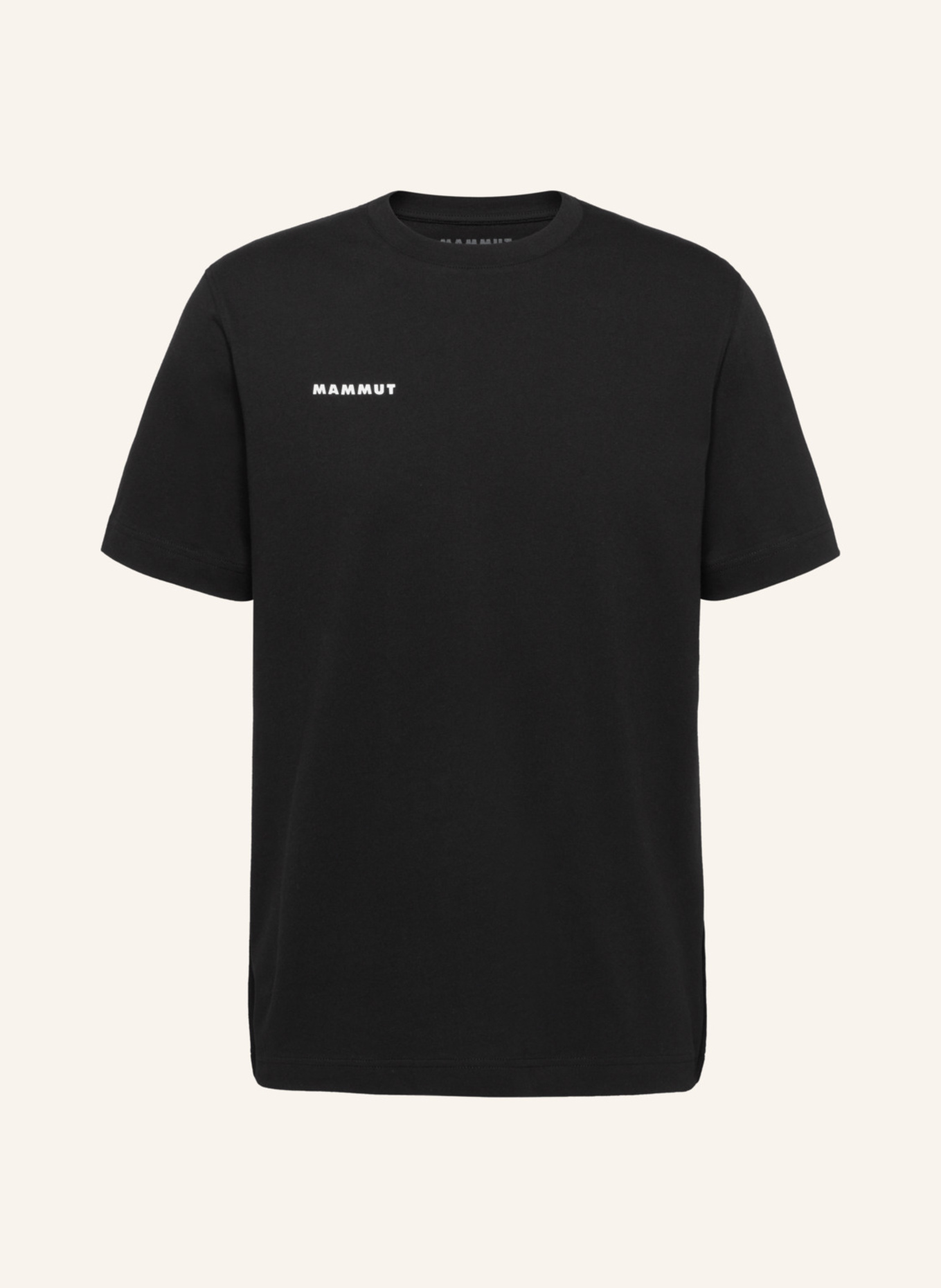 MAMMUT Mammut Base T-Shirt Men Mini Logo: SCHWARZ