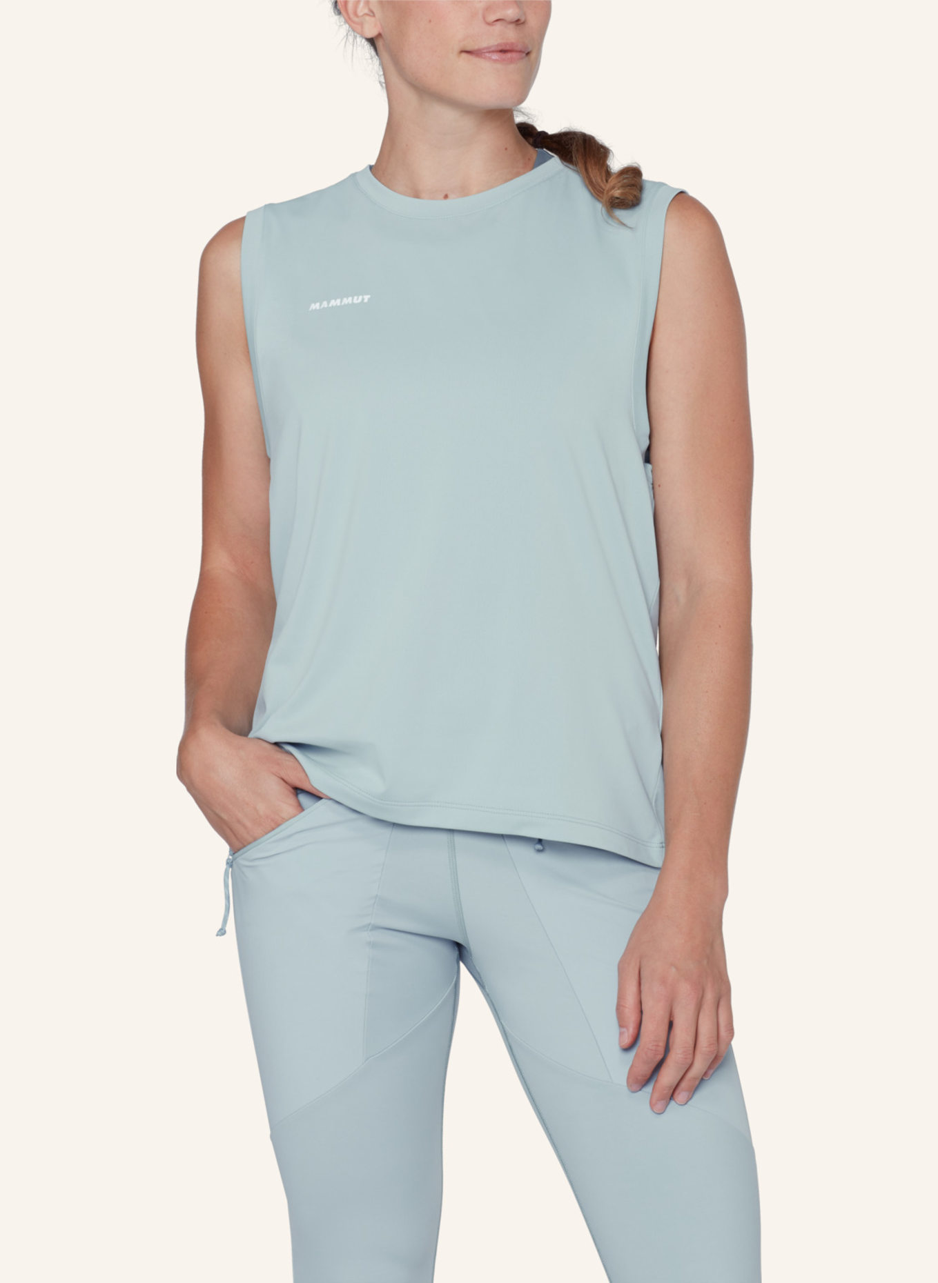 MAMMUT Selun FL Cap Sleeve Top Women: BLAU