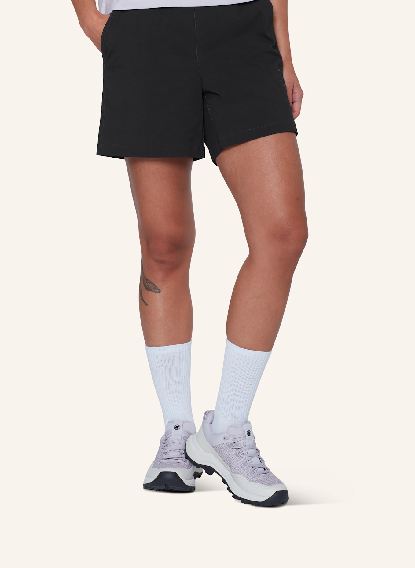 MAMMUT Crag Climbing Shorts Women: SCHWARZ