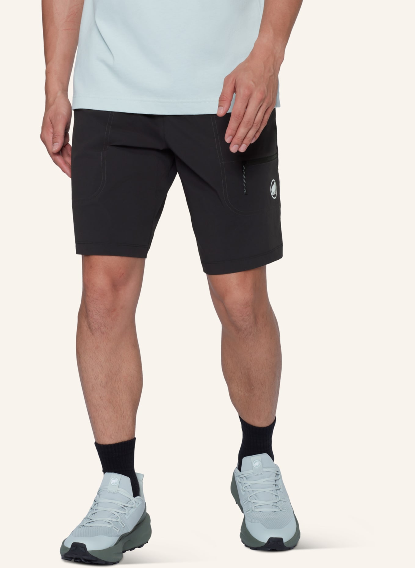 MAMMUT Sender Climbing Shorts Men: SCHWARZ
