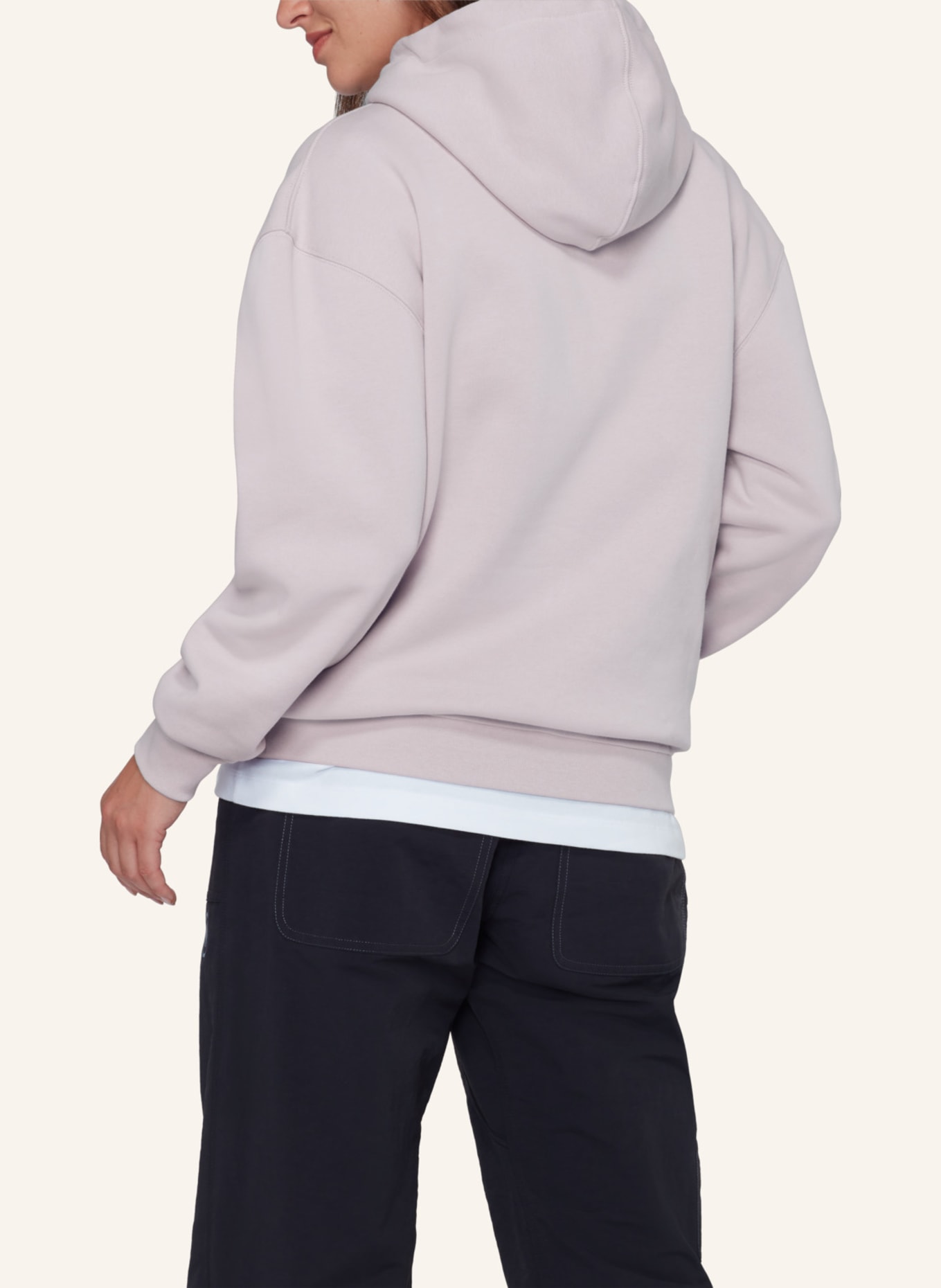 MAMMUT Mammut Base ML Hoody Women Mini Logo: LILA