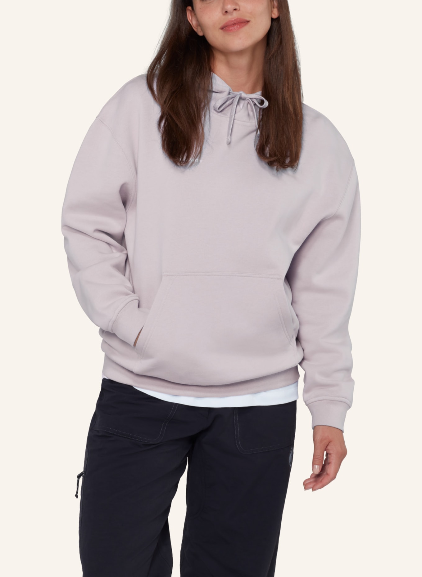 MAMMUT Mammut Base ML Hoody Women Mini Logo: LILA