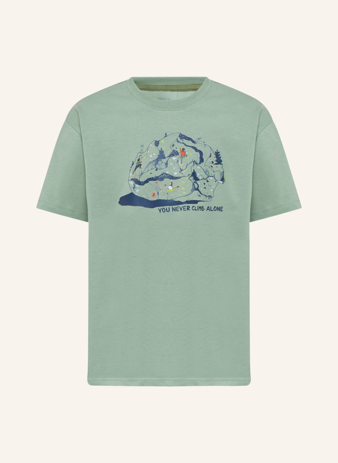MAMMUT Mammut Base T-Shirt Climbing Kids: GRÜN