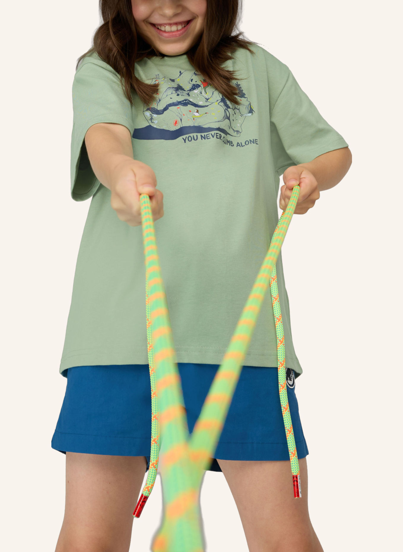 MAMMUT Mammut Base T-Shirt Climbing Kids: GRÜN