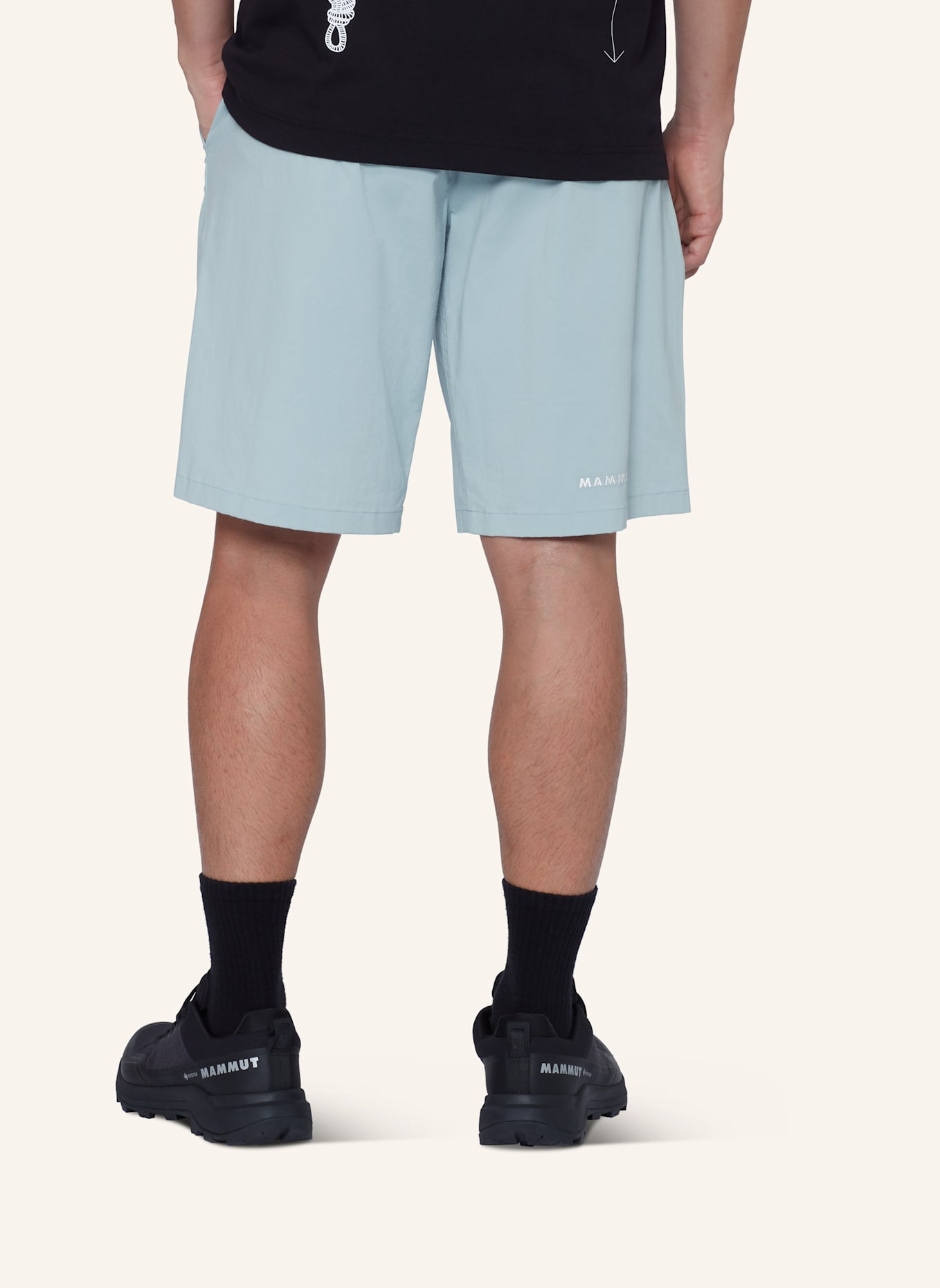 MAMMUT Crag Climbing Shorts Men: BLAU