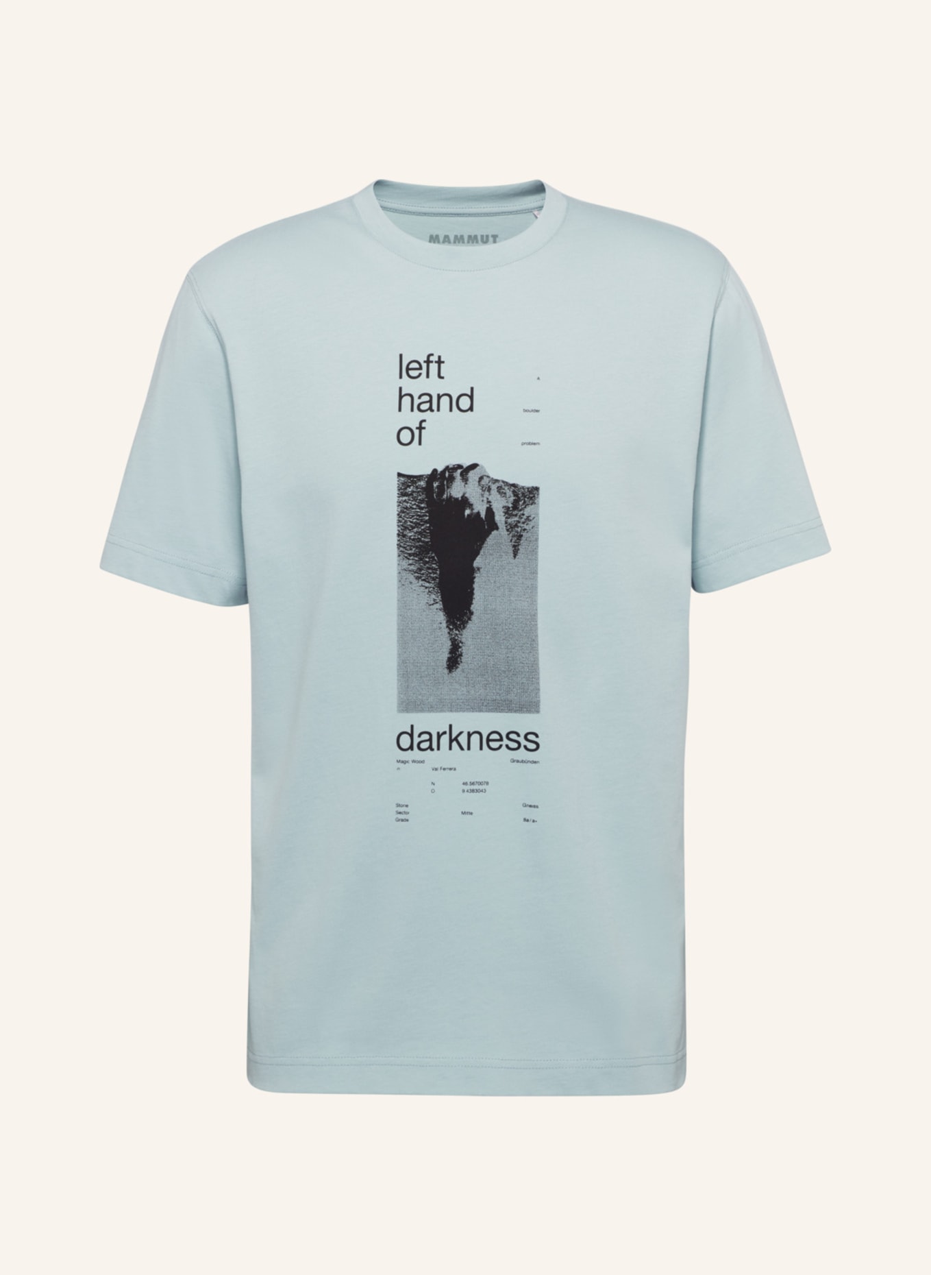 MAMMUT Mammut Base T-Shirt Men Hand: BLAU