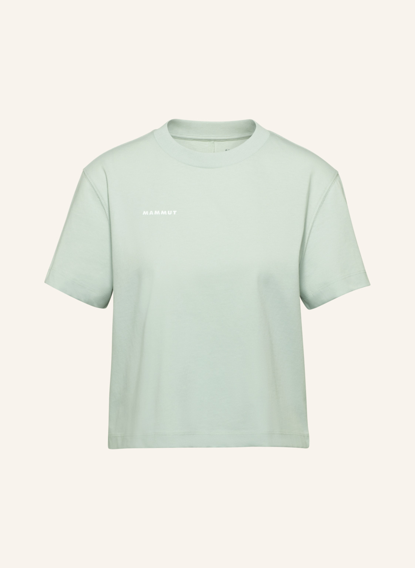 MAMMUT Mammut Base Cropped T-Shirt Women Mini Logo: GRÜN