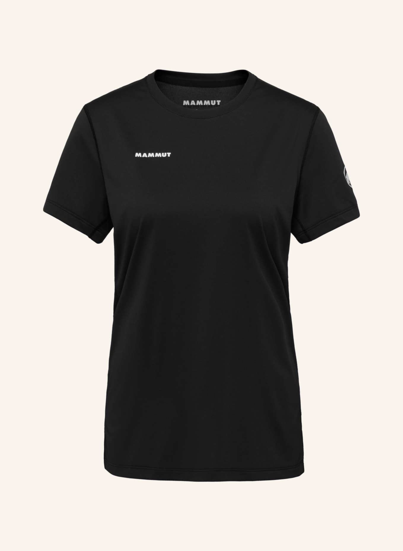MAMMUT T-Shirt SELUN FL: SCHWARZ