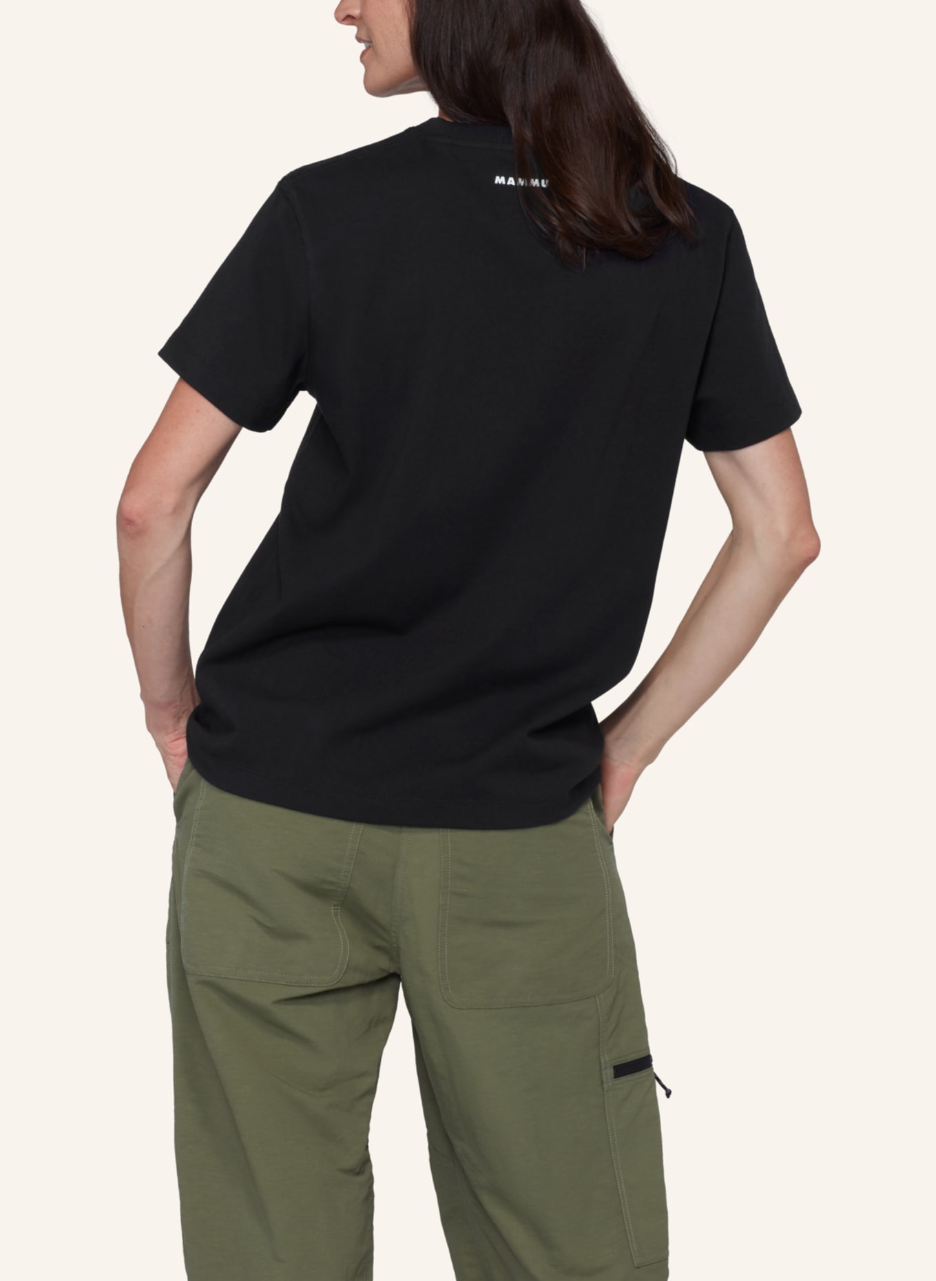 MAMMUT Mammut Base T-Shirt Women Mini Logo: SCHWARZ