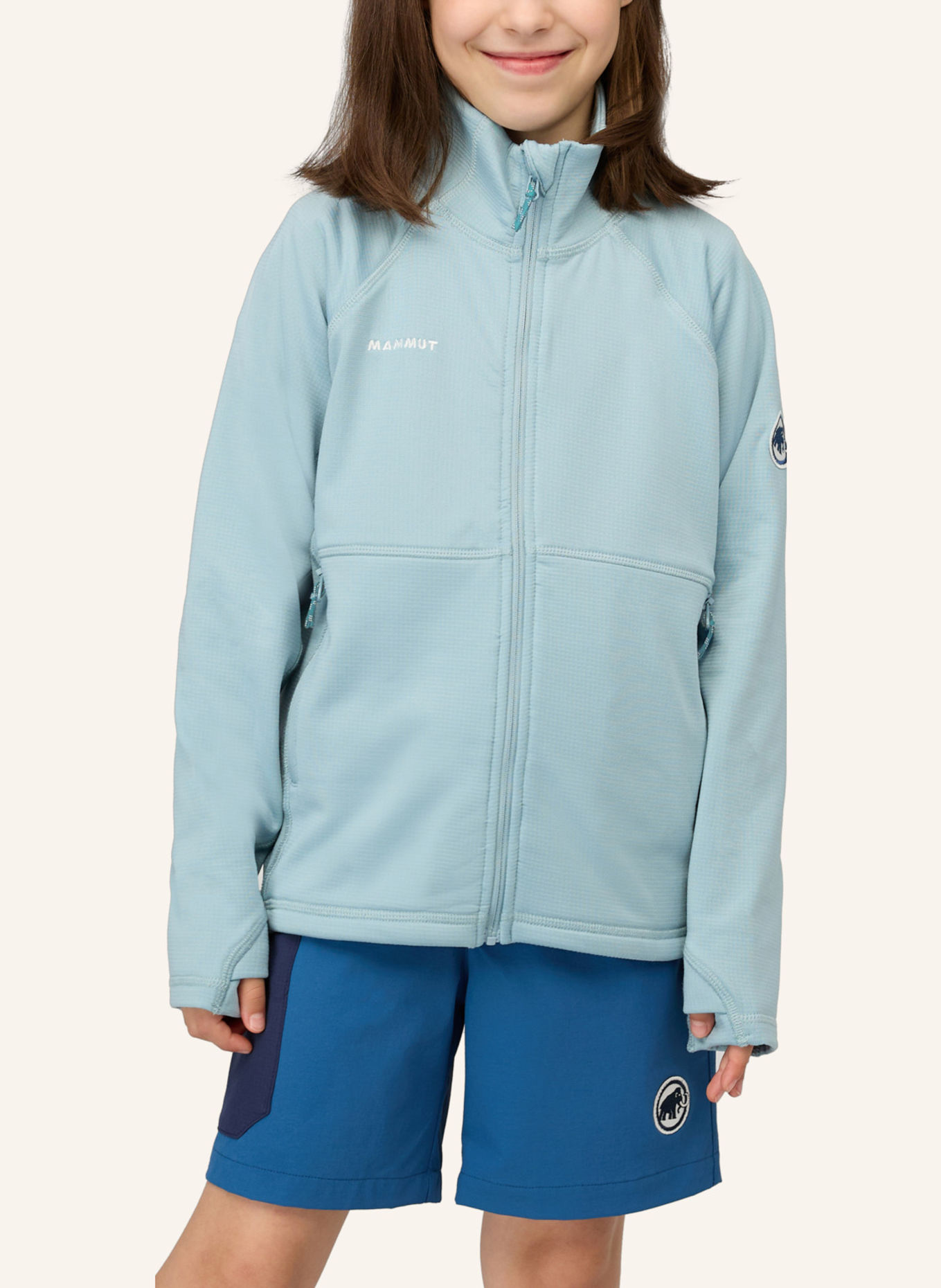 MAMMUT Taiss ML Jacket Kids: BLAU