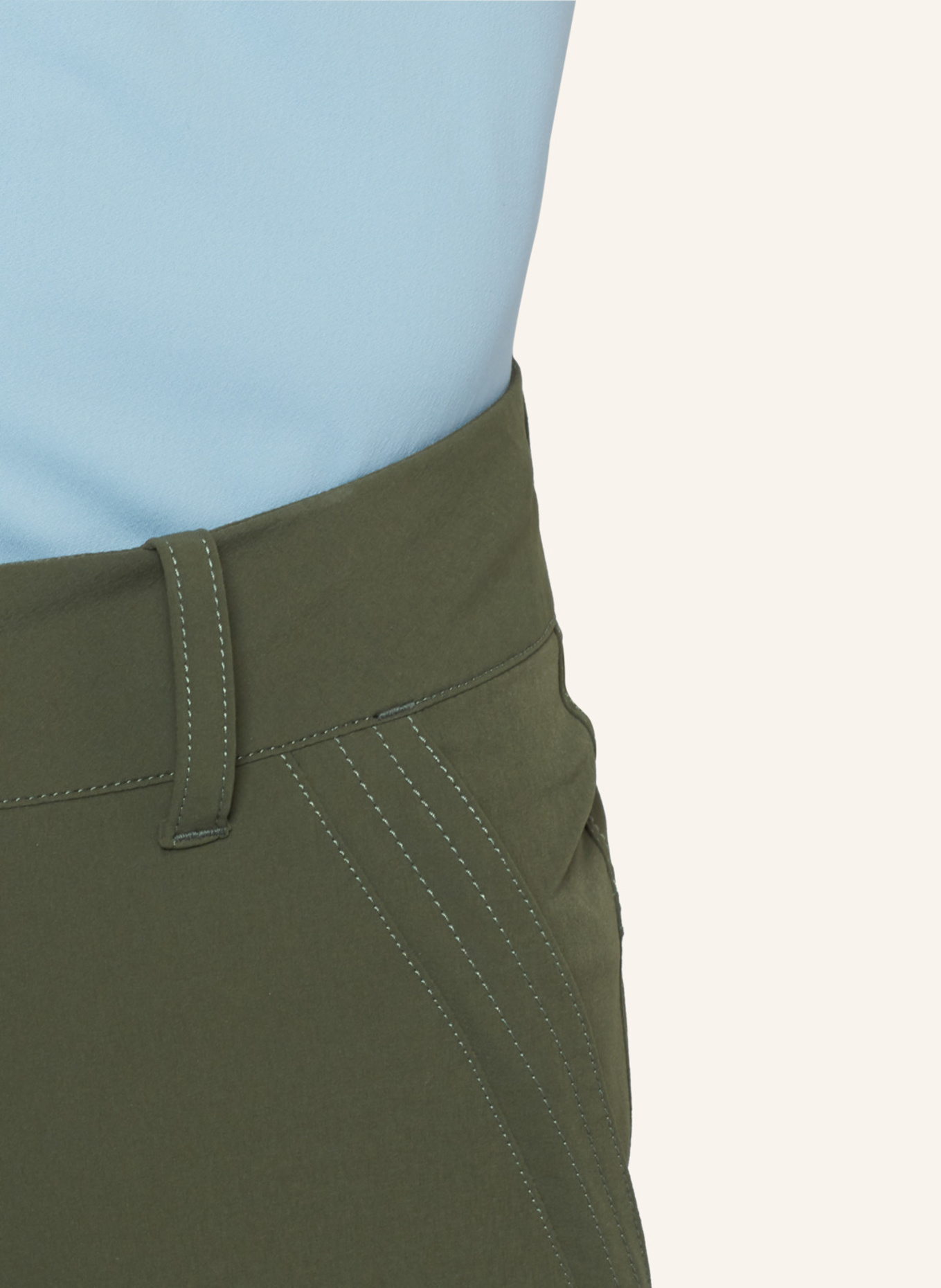 MAMMUT Wanderhose HIKING V ZIP OFF: GRÜN