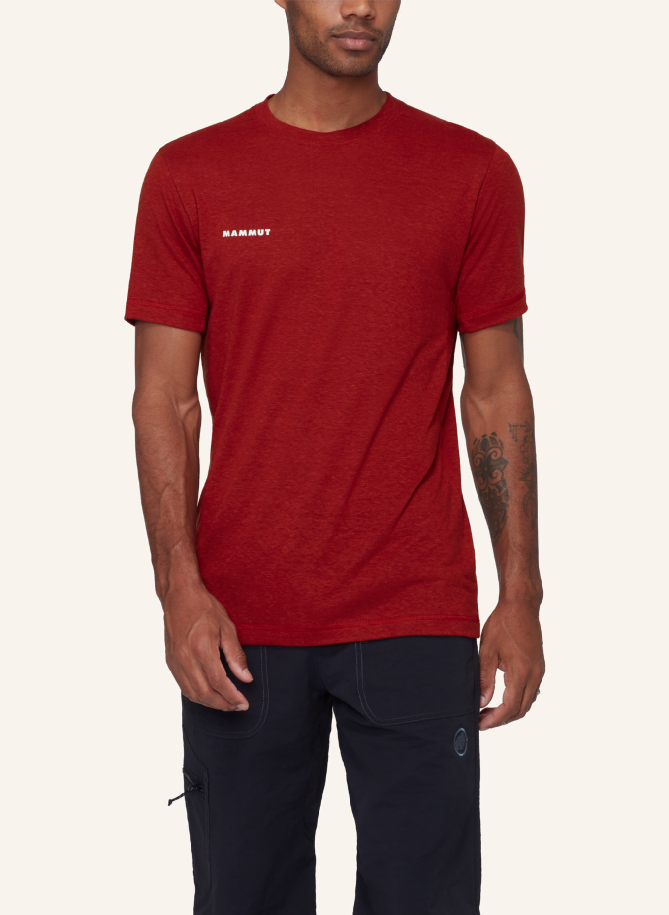 MAMMUT Funktionsshirt MASSONE LIGHT: ROT