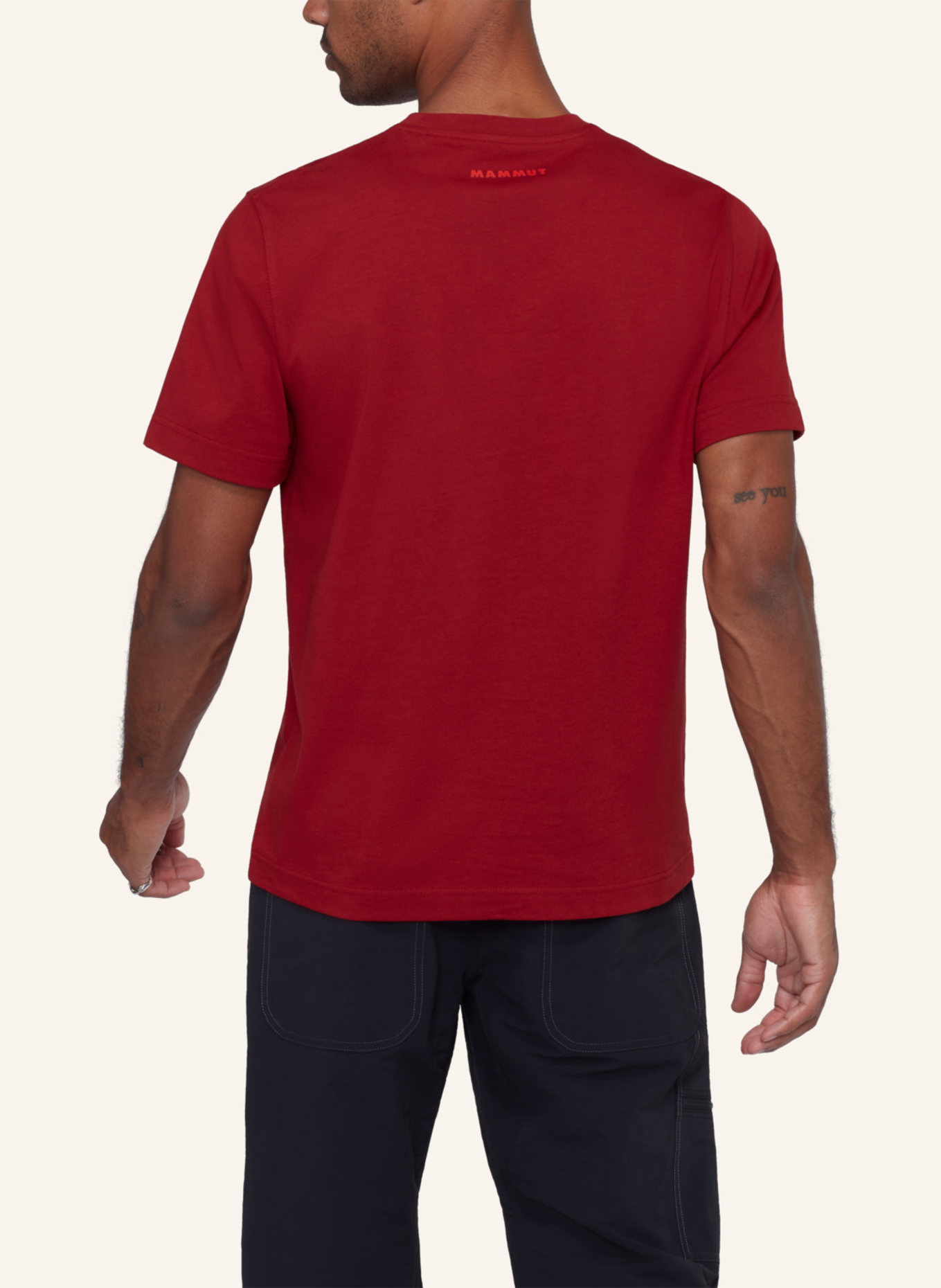 MAMMUT Mammut Base T-Shirt Men Hand: ROT