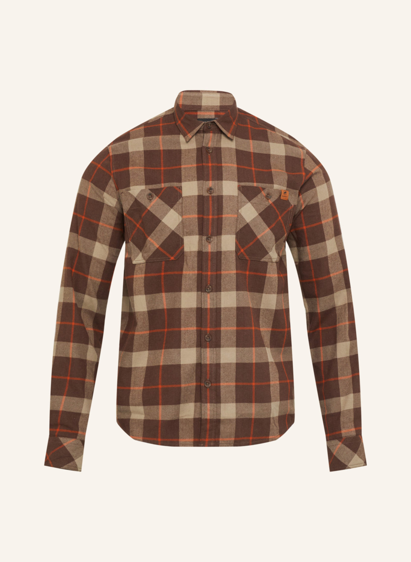 MAMMUT Langarmshirt ALVRA: BRAUN