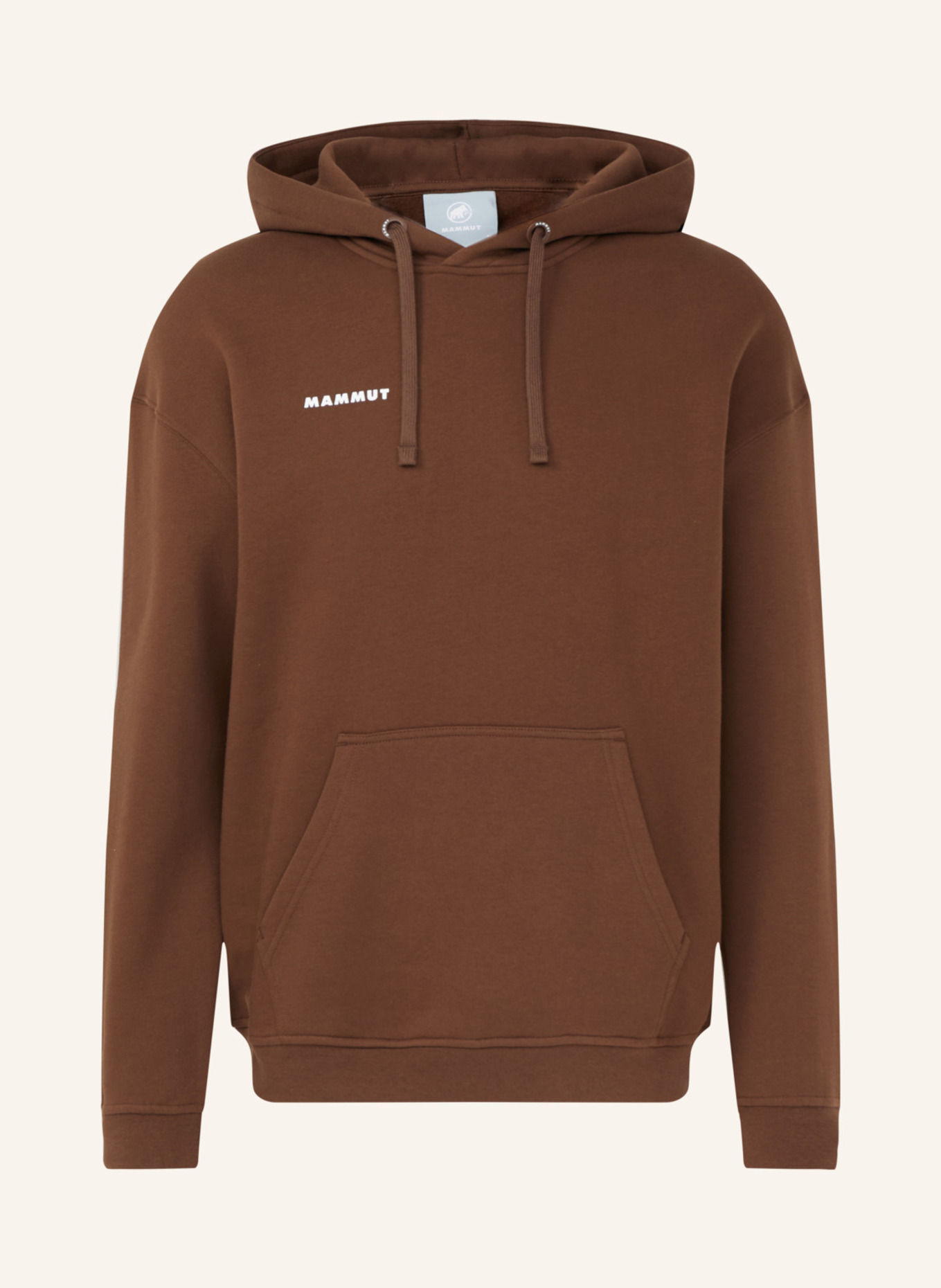 MAMMUT Midlayer-Pullover BASE ML MINI LOGO: BRAUN