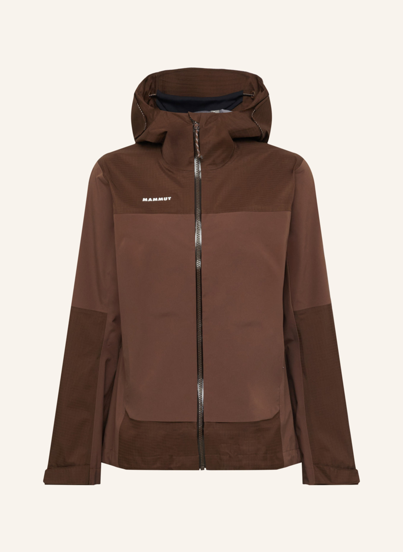 MAMMUT Hardshelljacke DUCAN GUIDE HS mit Kapuze: BRAUN