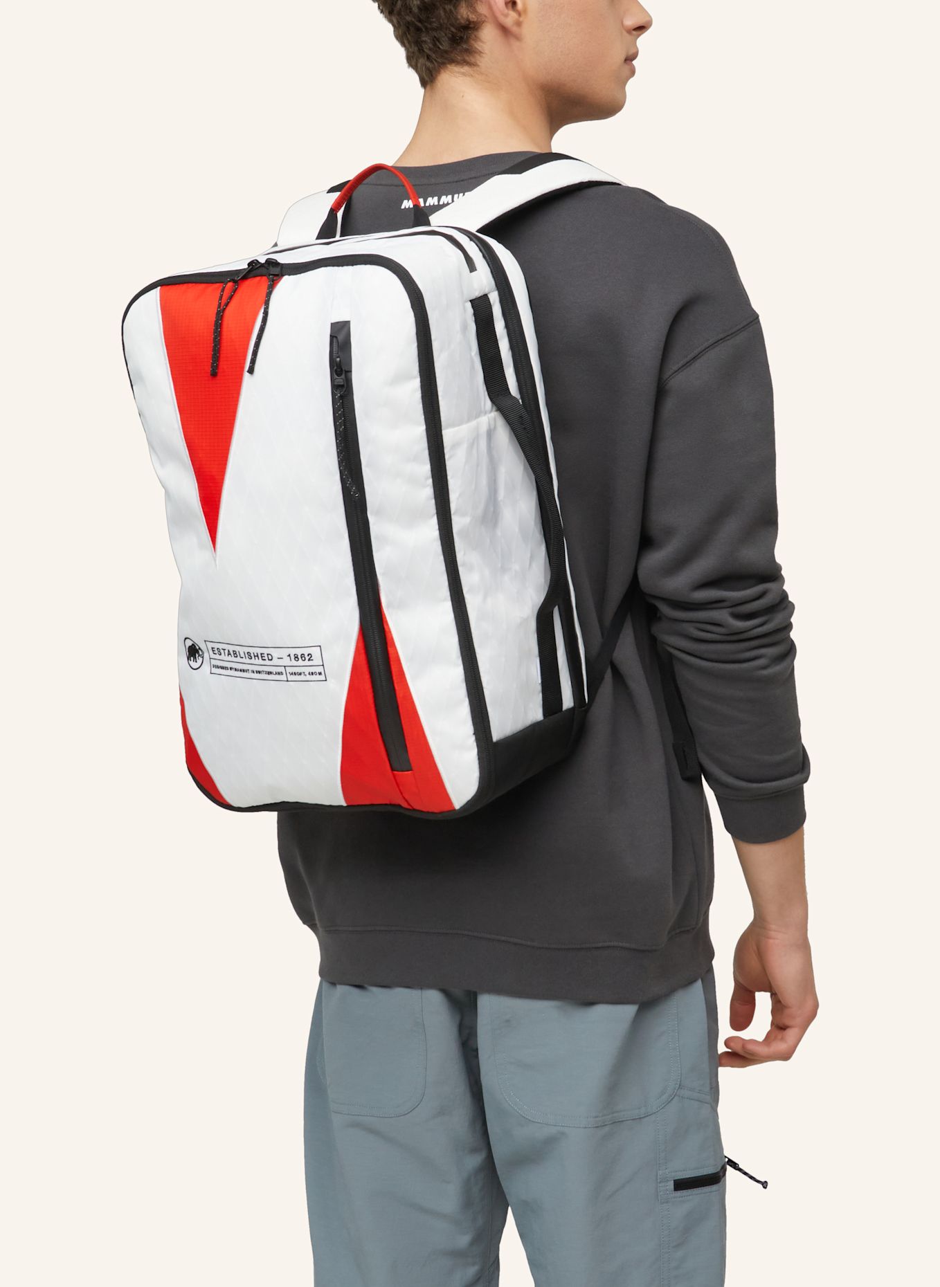 MAMMUT Seon Alpine Transporter 25: WEISS