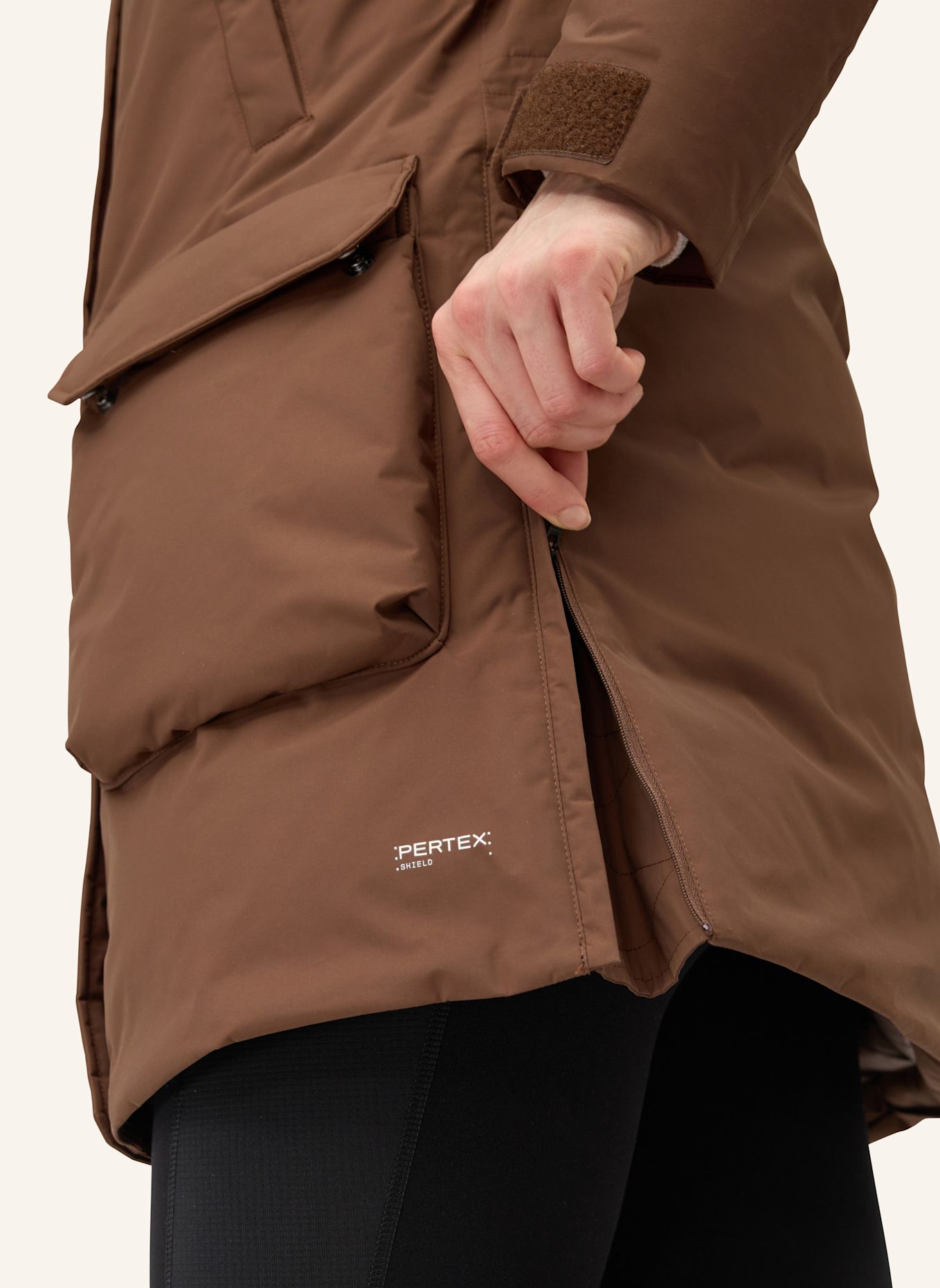 MAMMUT Parka FLOEBERG: BRAUN