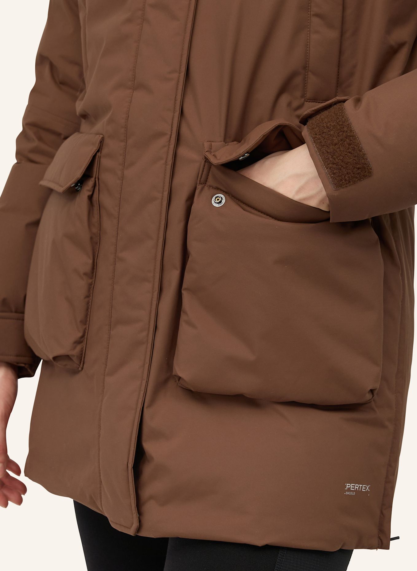 MAMMUT Parka FLOEBERG: BRAUN