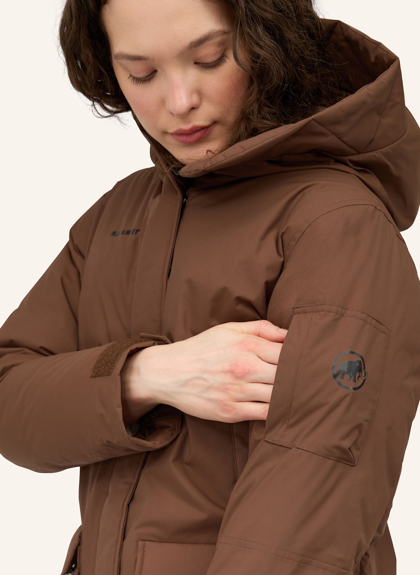 MAMMUT Parka FLOEBERG: BRAUN