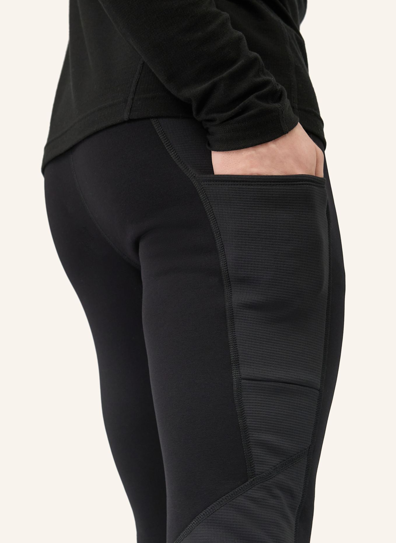 MAMMUT Tights ACONCAGUA ML: SCHWARZ