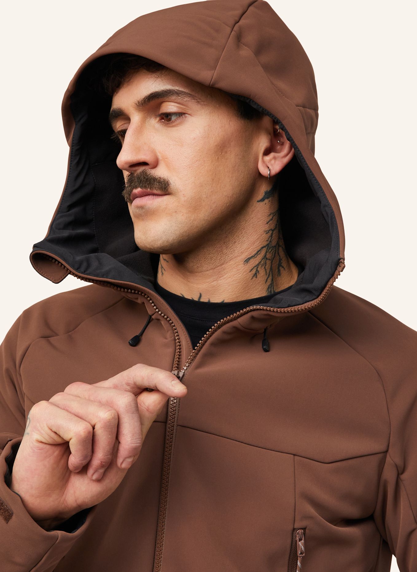 MAMMUT Softshelljacke WINTERFIELD SO mit Kapuze: BRAUN