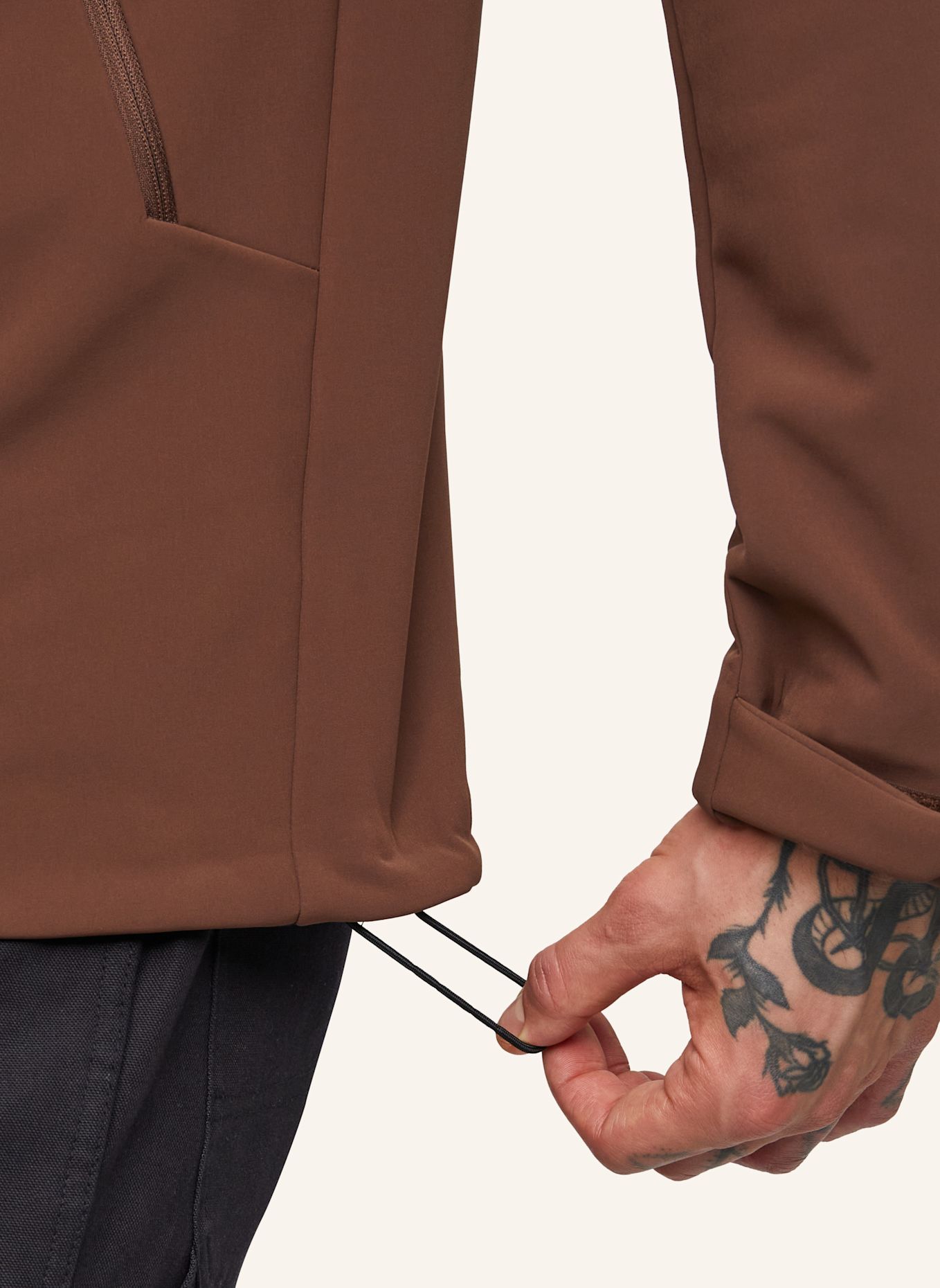 MAMMUT Softshelljacke WINTERFIELD SO mit Kapuze: BRAUN