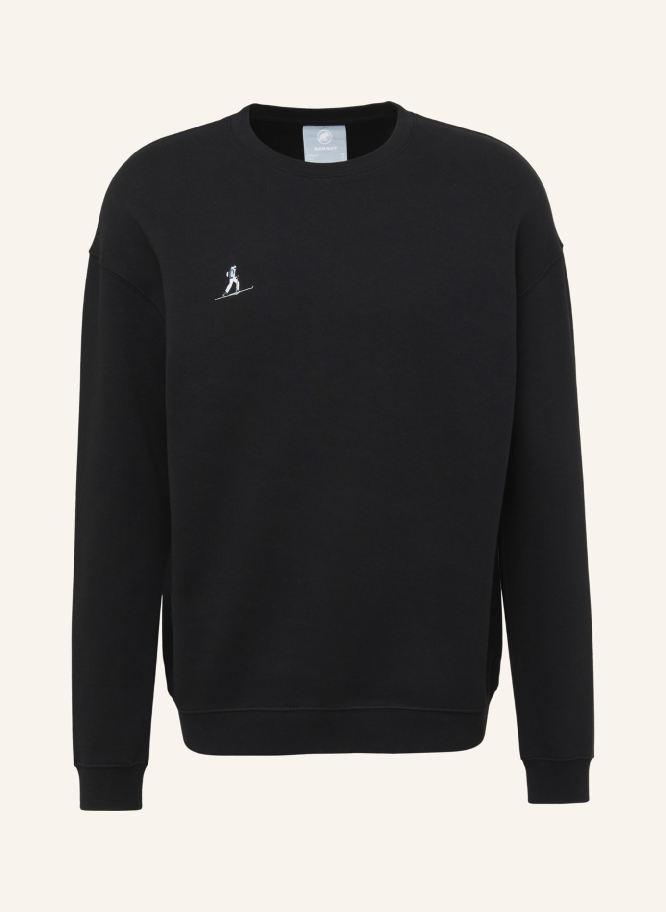 MAMMUT Midlayer-Pullover BASE ML CREW NECK: SCHWARZ