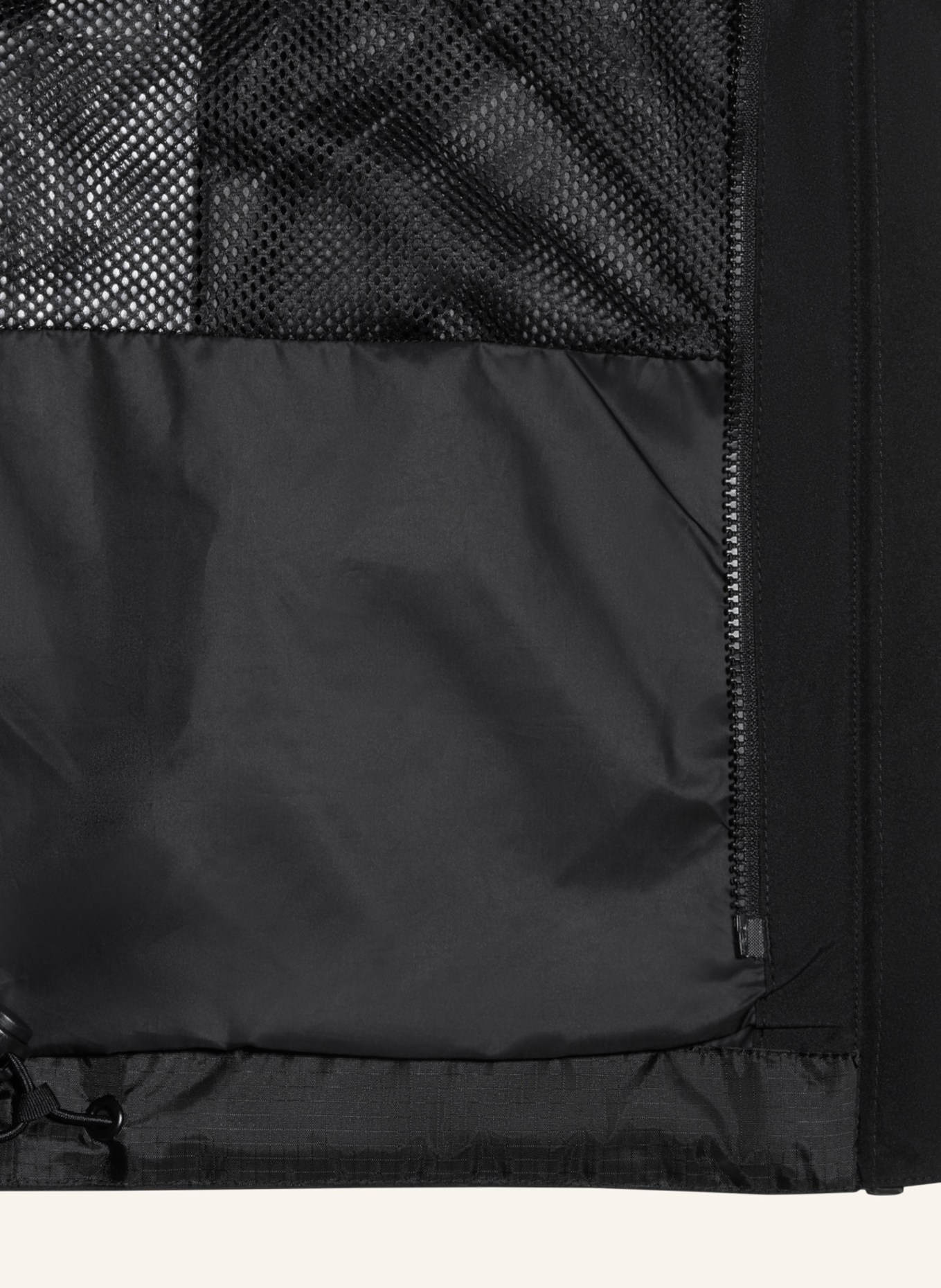 MAMMUT Hardshelljacke TREELINE 3 IN 1 HS mit Kapuze: SCHWARZ