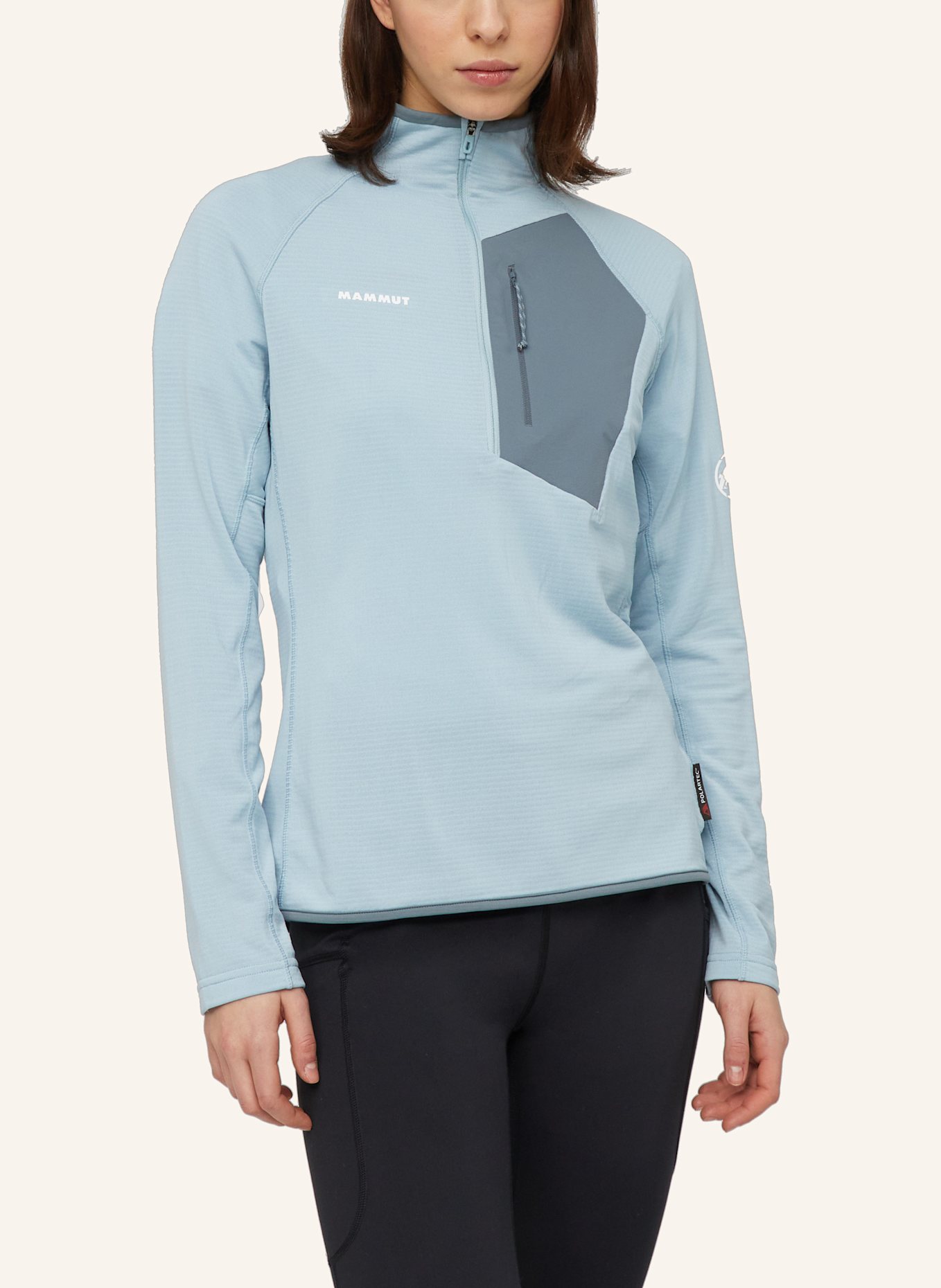 MAMMUT Midlayer-Pullover AENERGY LIGHT ML: BLAU