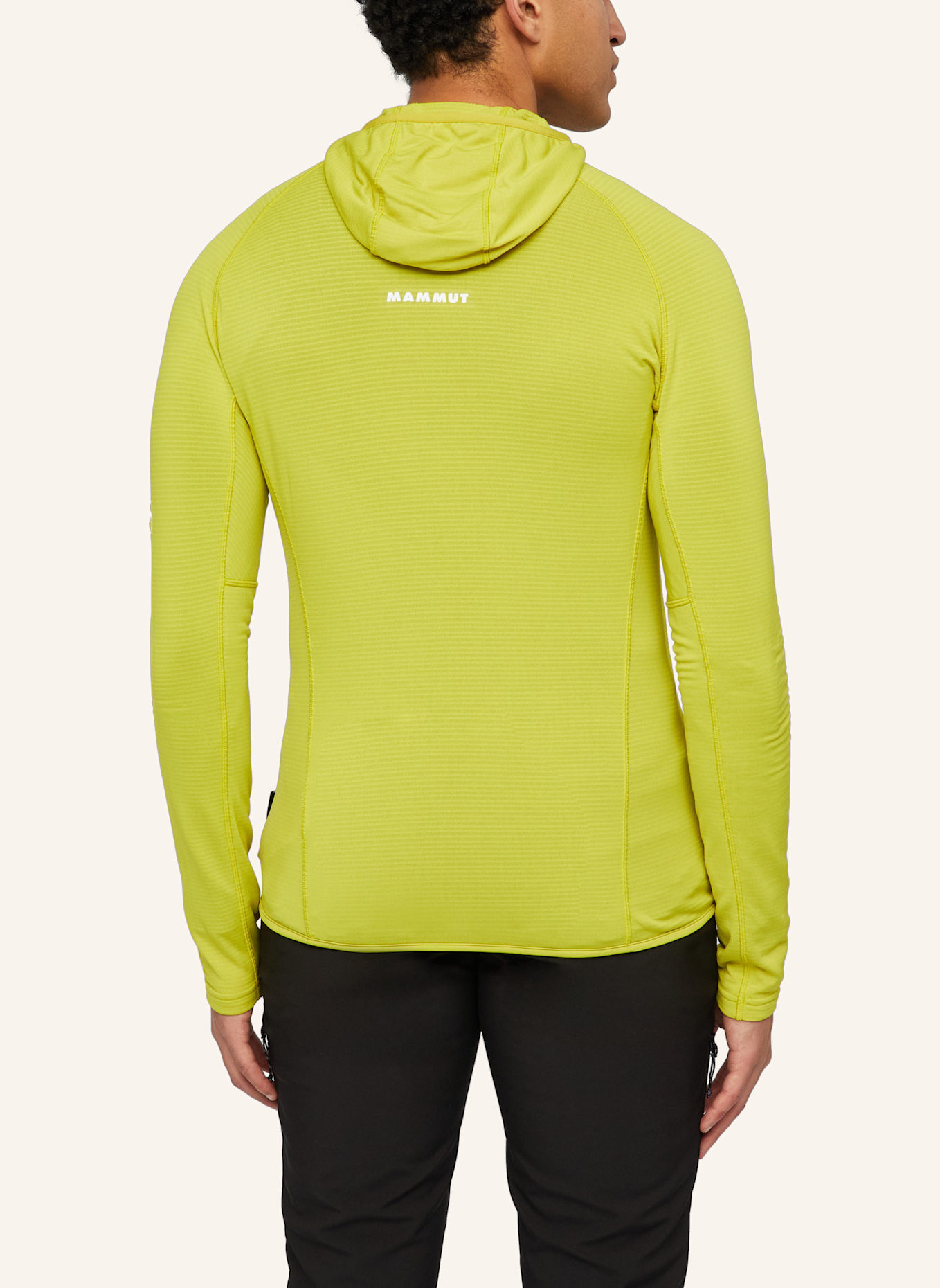 MAMMUT Midlayer AENERGY LIGHT HOODED: GELB
