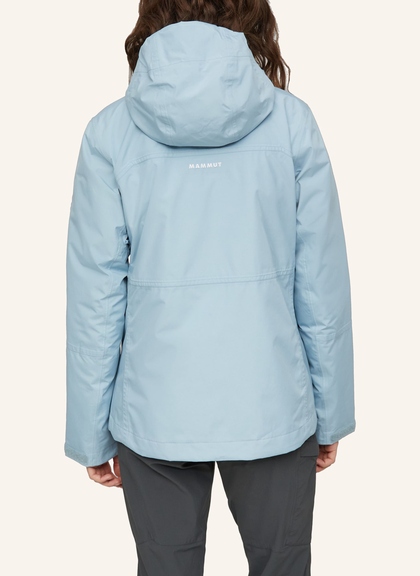 MAMMUT Hardshelljacke TREELINE 3 IN 1 HS mit Kapuze: BLAU