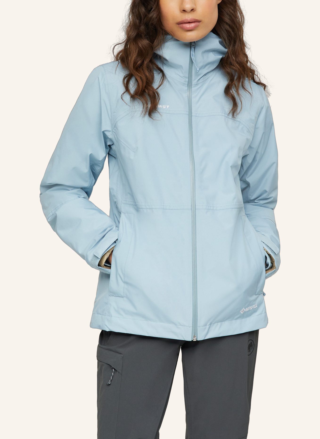 MAMMUT Hardshelljacke TREELINE 3 IN 1 HS mit Kapuze: BLAU