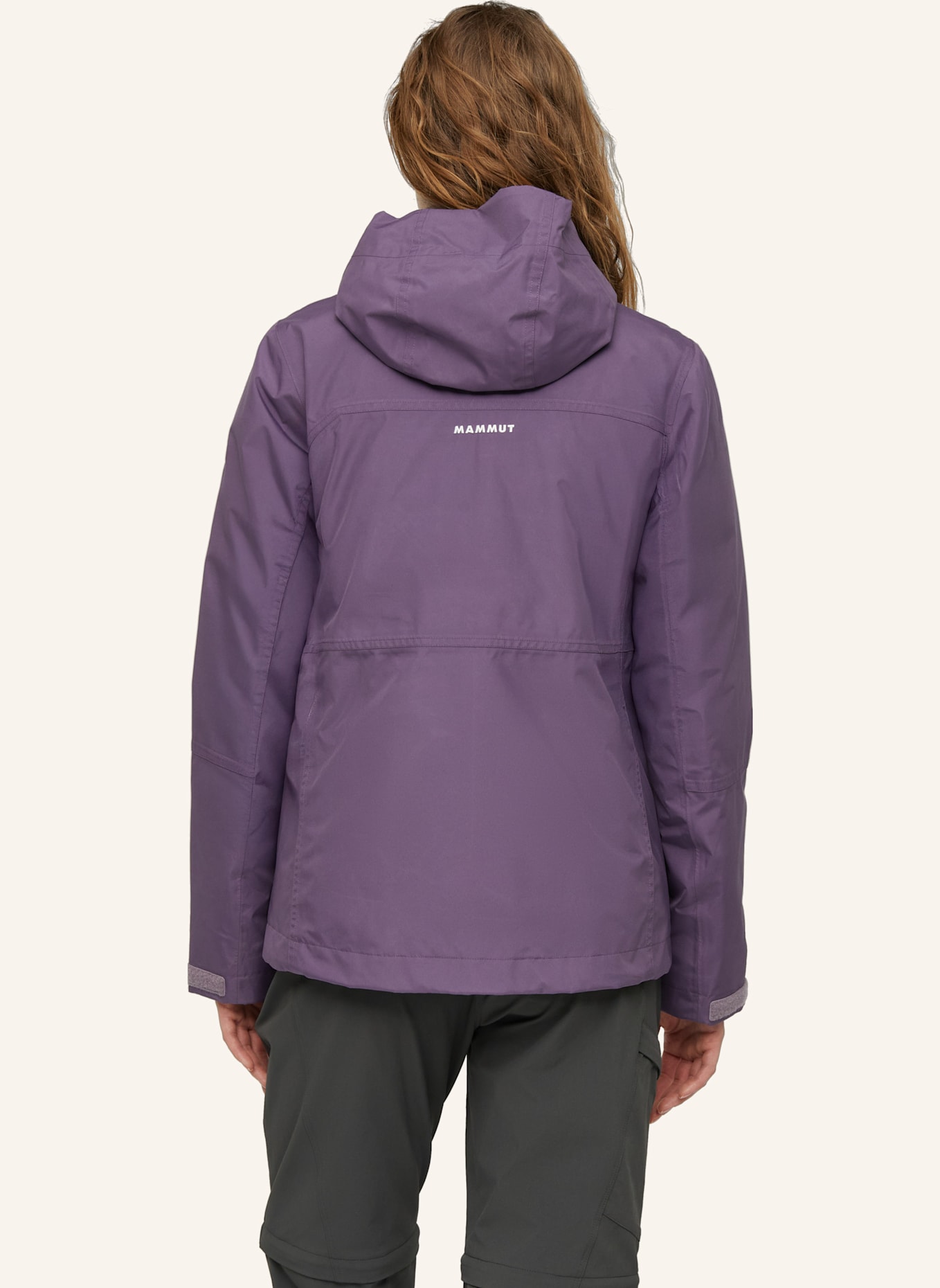 MAMMUT Hardshelljacke TREELINE 3 IN 1 HS mit Kapuze: LILA