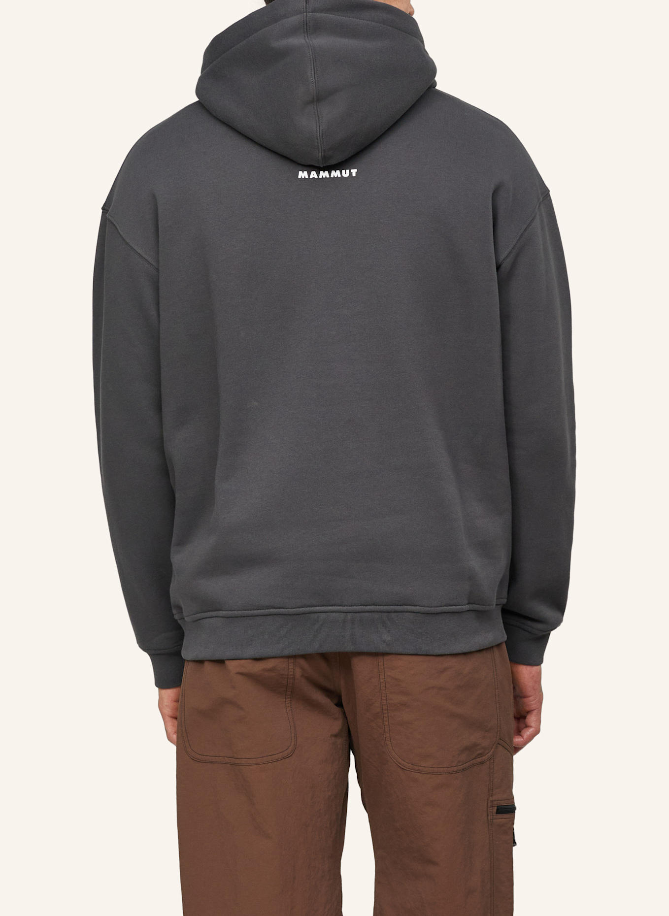 MAMMUT Midlayer-Pullover BASE ML MINI LOGO: GRAU