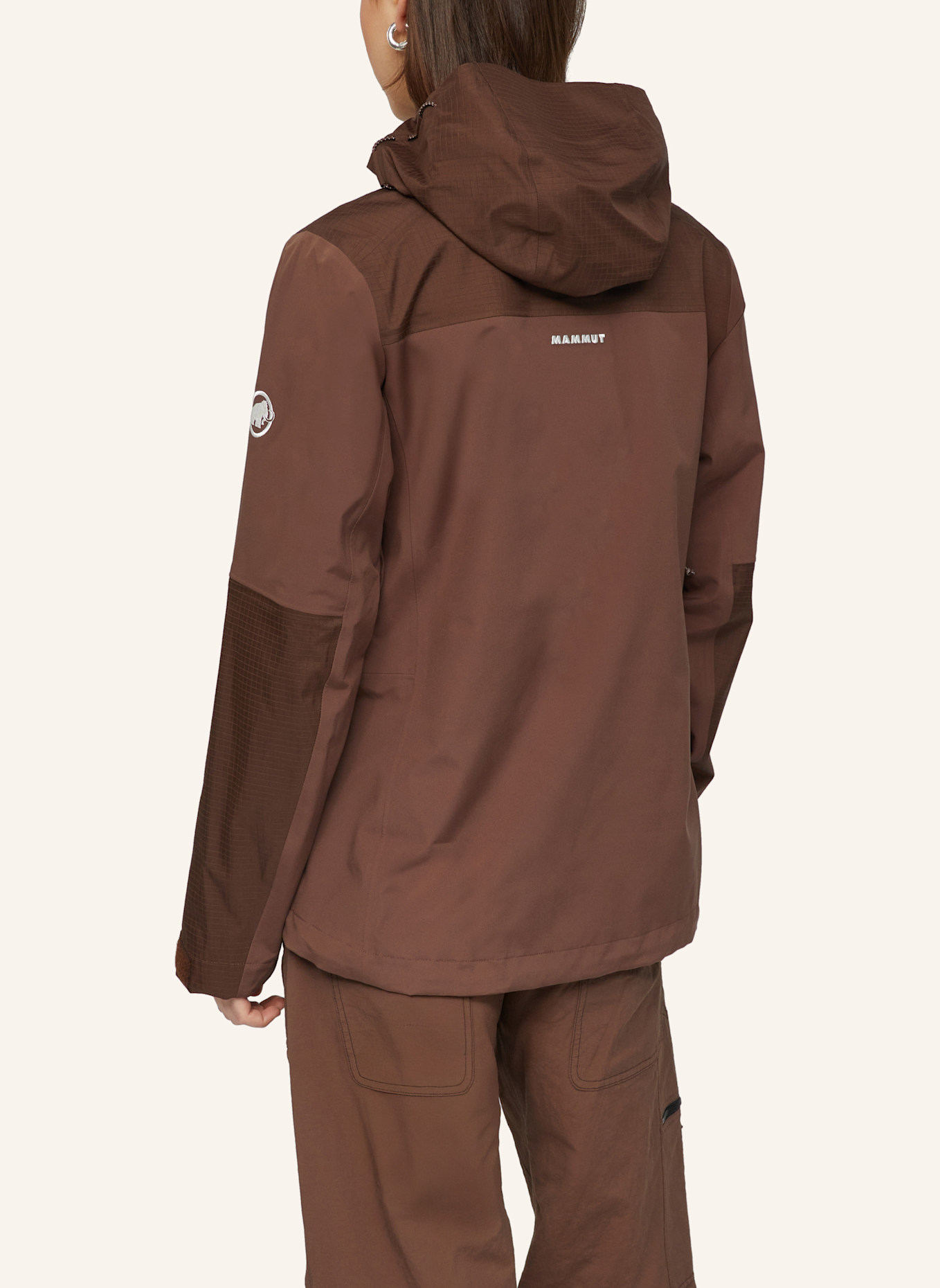 MAMMUT Hardshelljacke DUCAN GUIDE HS mit Kapuze: BRAUN