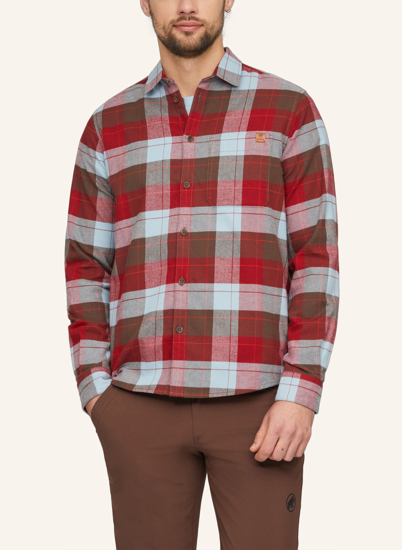 MAMMUT Outdoor-Hemd TROVAT: BLAU